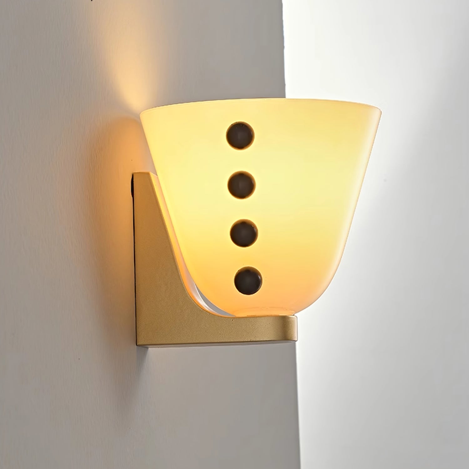 Dominic Minimalist Glass Wall Lamp-Neutral Decor