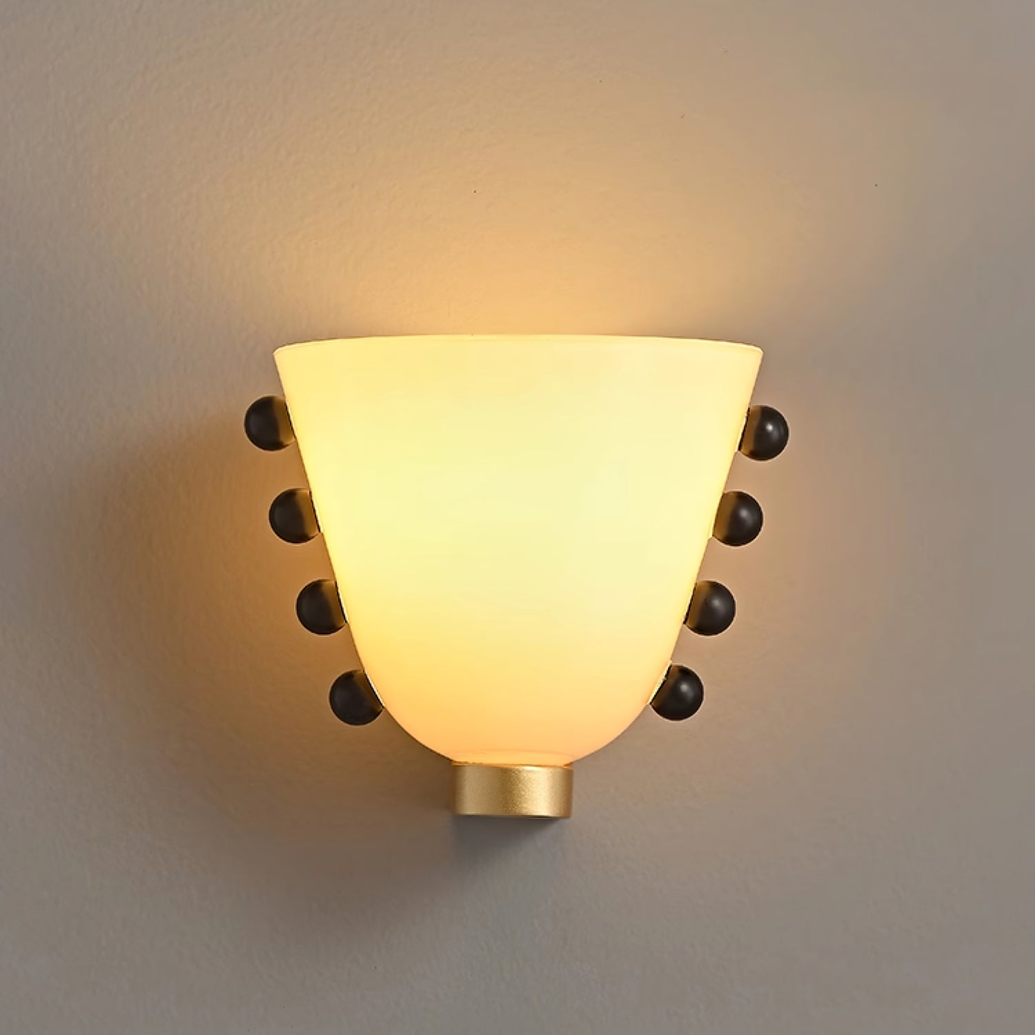 Dominic Minimalist Glass Wall Lamp-Neutral Decor