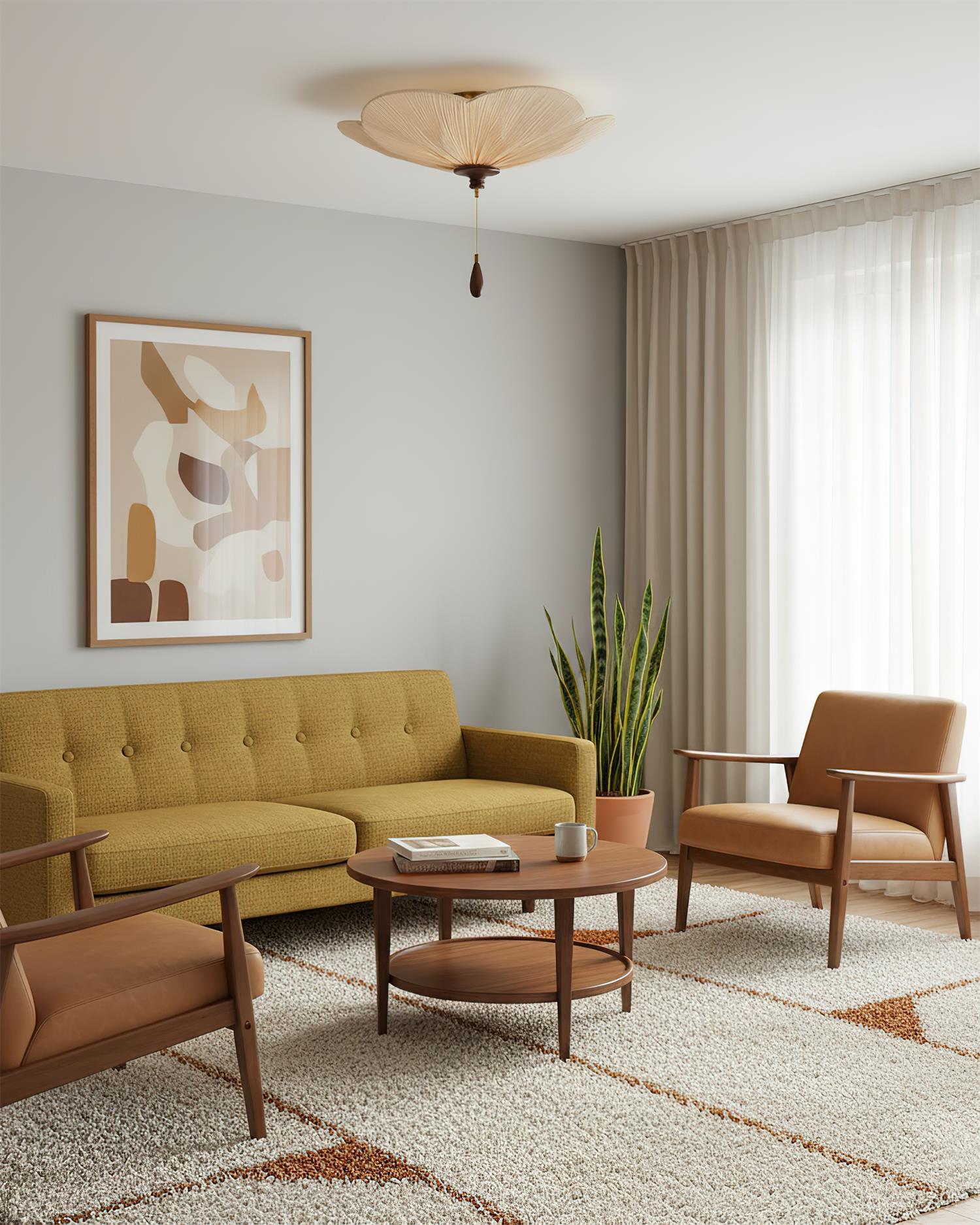 Cordelia Leaf Ceiling Lamp