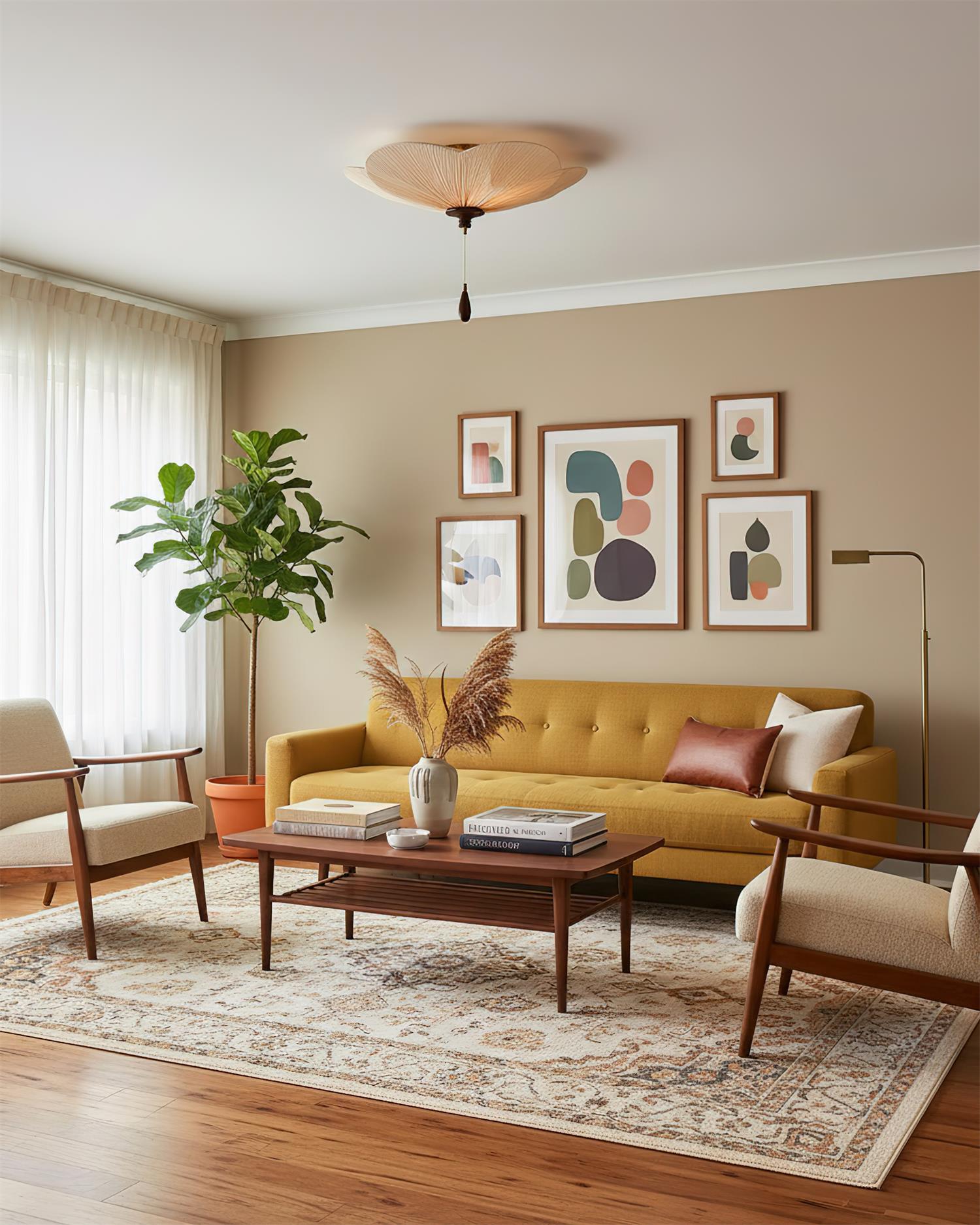 Cordelia Leaf Ceiling Lamp