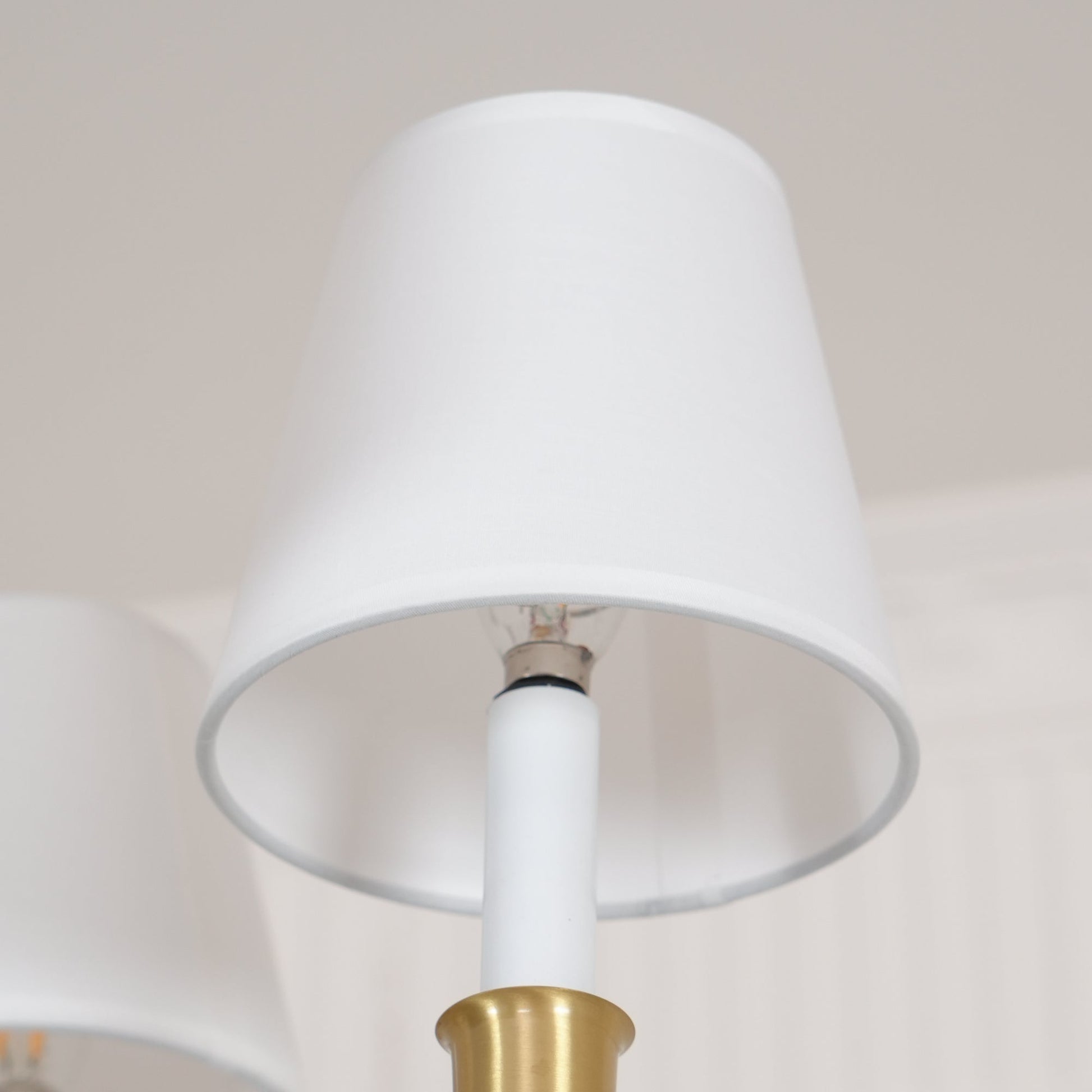Talia Chandelier Luxury Brass Fabric - Neutralighting