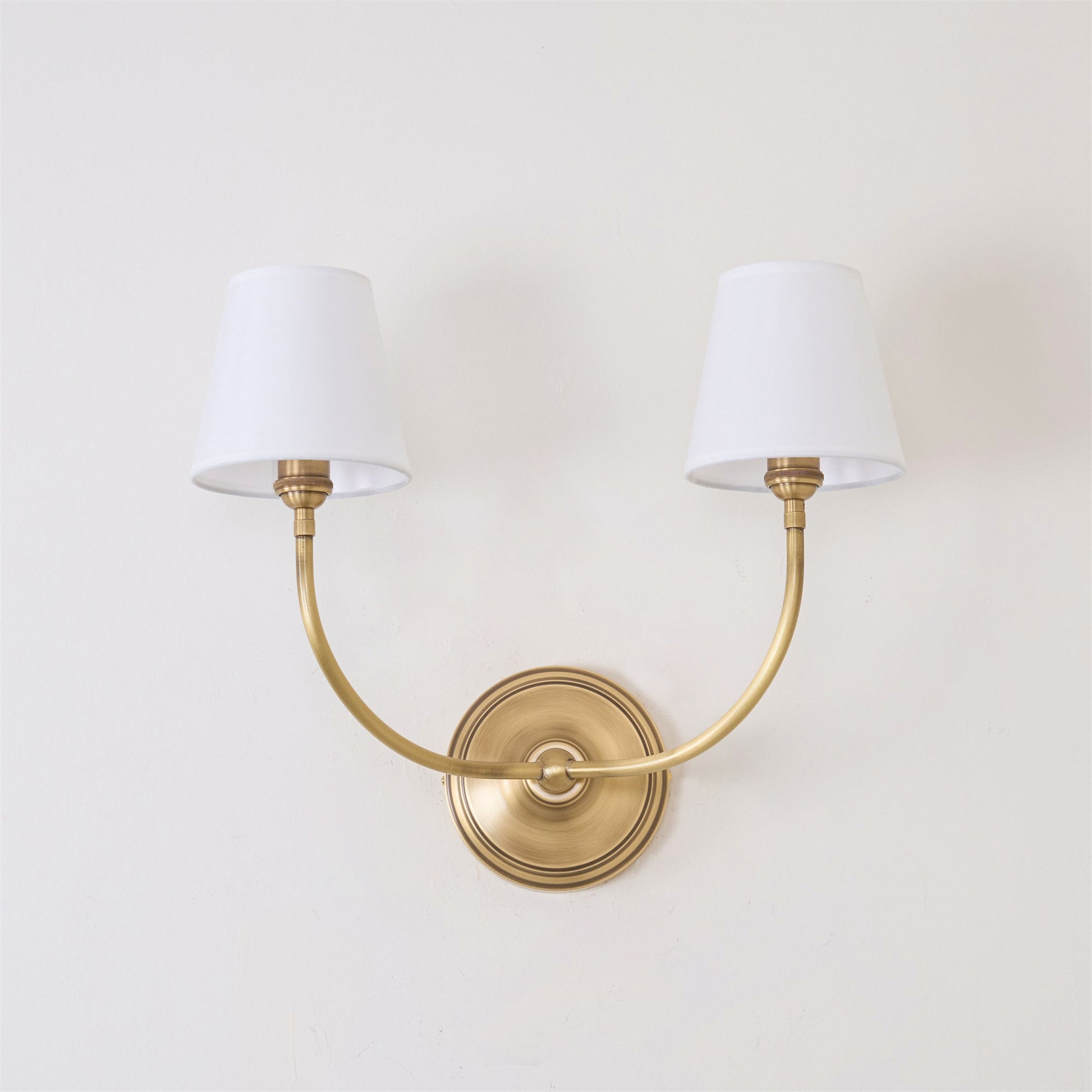 Victor Wall Lamp Black Bronze Fabric - Neutralighting