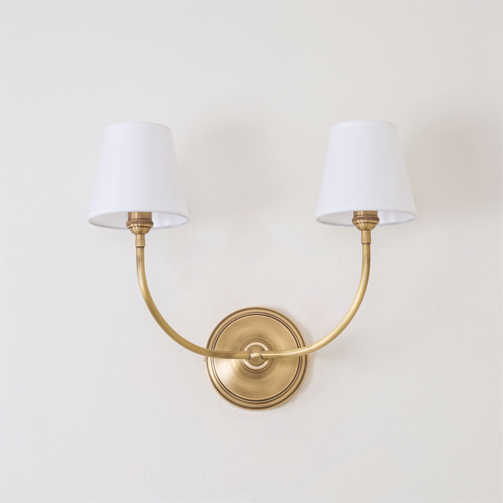 Victor Wall Lamp Black Bronze Fabric - Neutralighting