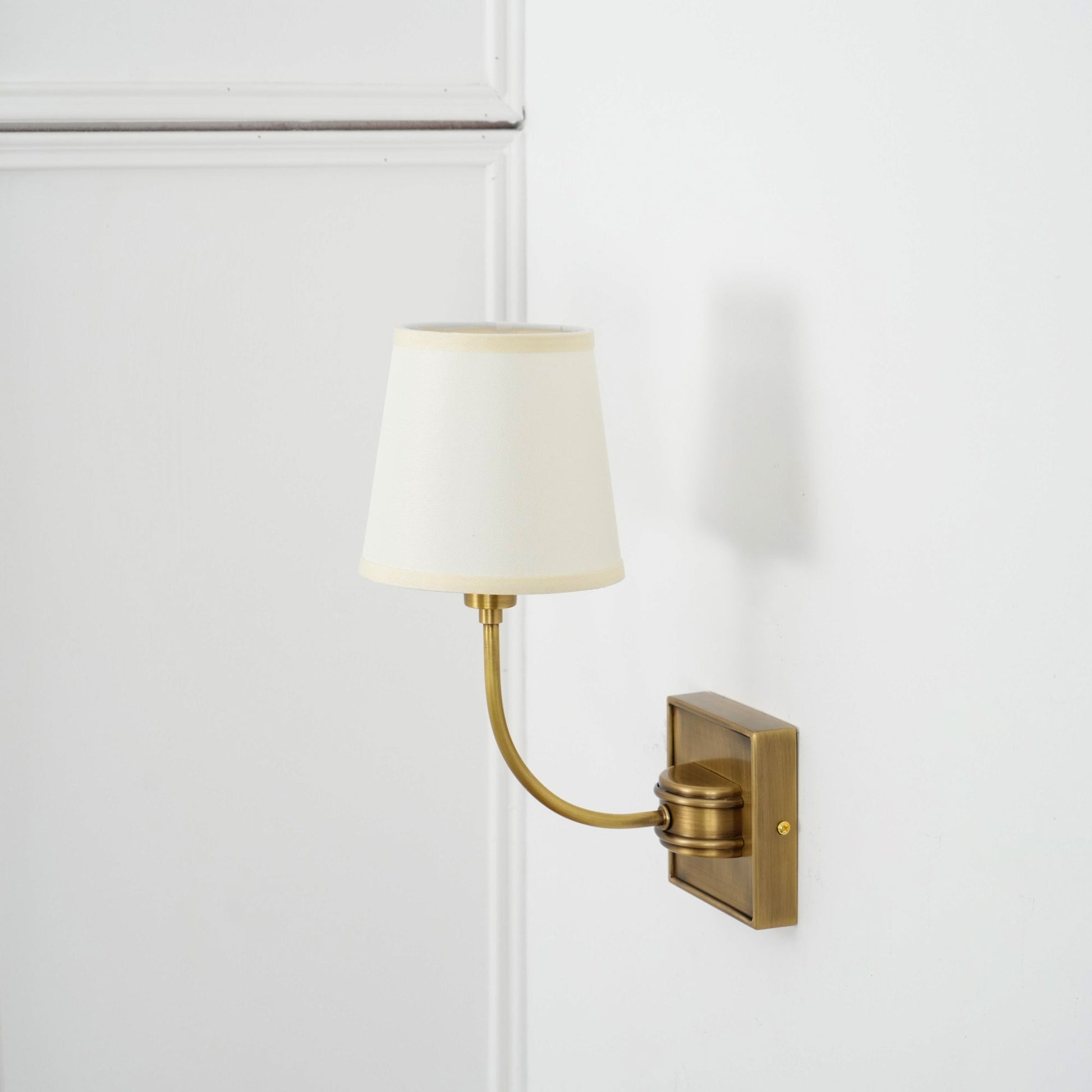 Victor Wall Lamp Black Bronze Fabric - Neutralighting
