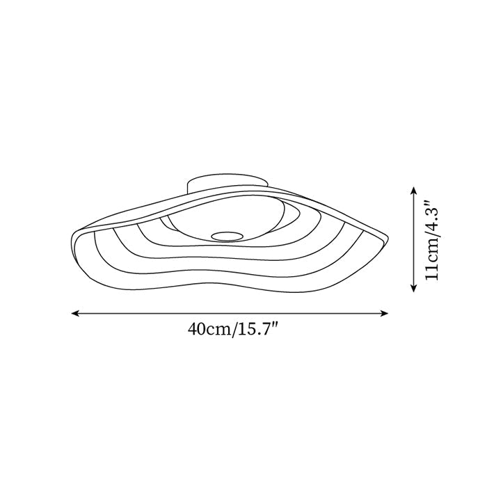 Zeylo Wave Ceiling Lamp