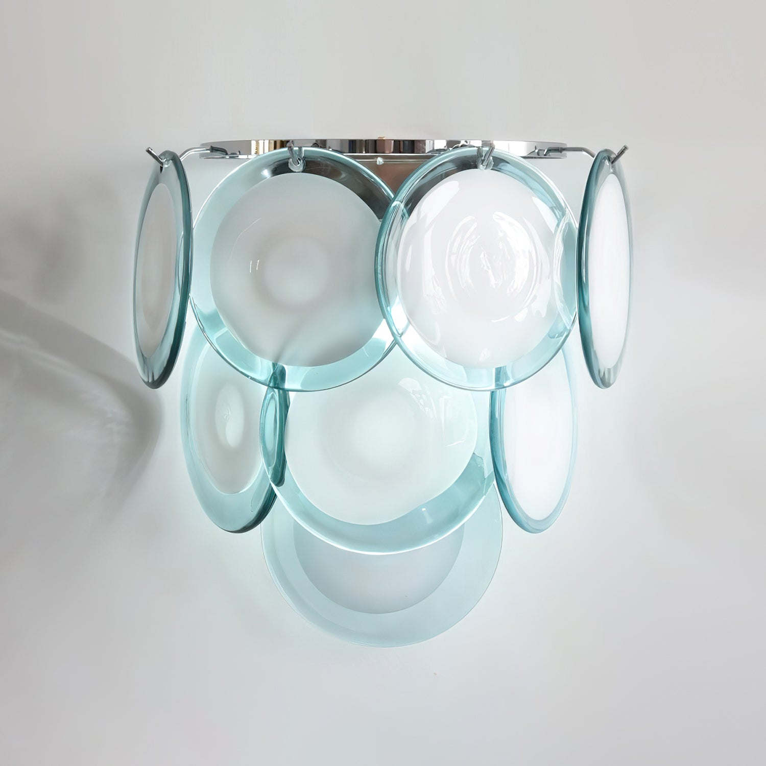 Elisa Wall Lamp Multicolor Art Glass Sconce-Neutral Decor