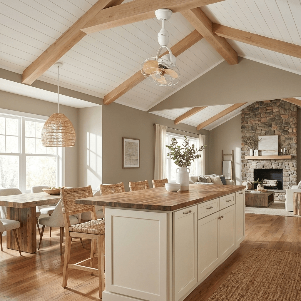 Venturo Cage Ceiling Fan-Neutral Decor