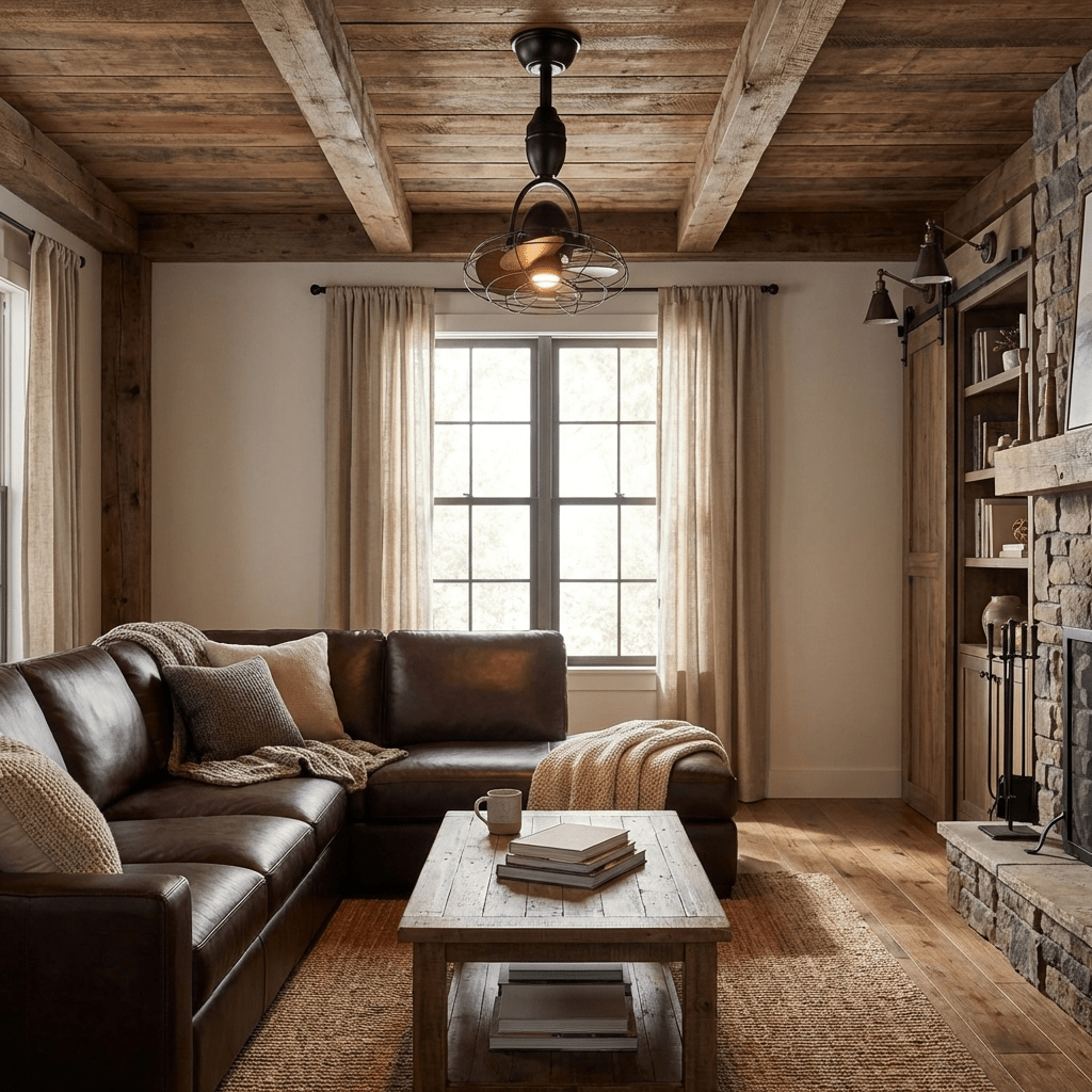 Venturo Cage Ceiling Fan-Neutral Decor