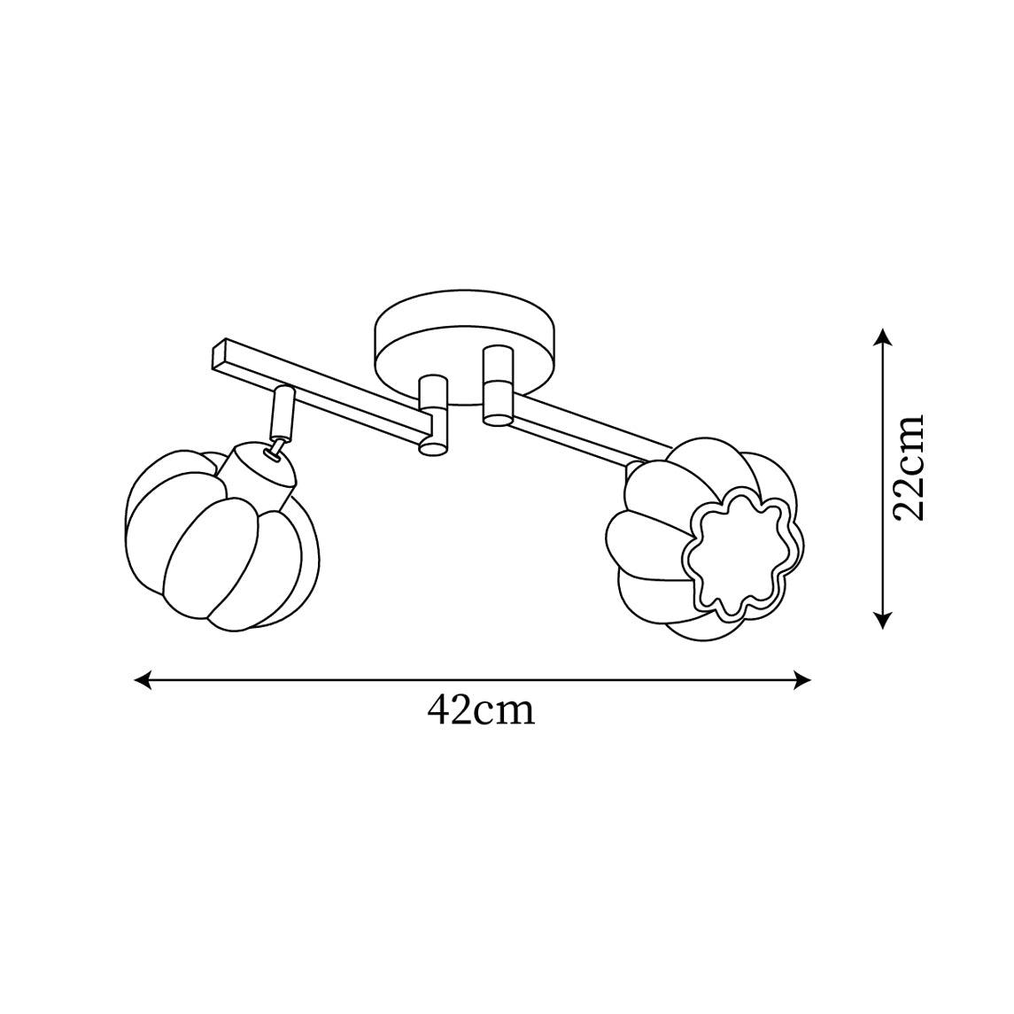 Clementine Ceiling Light