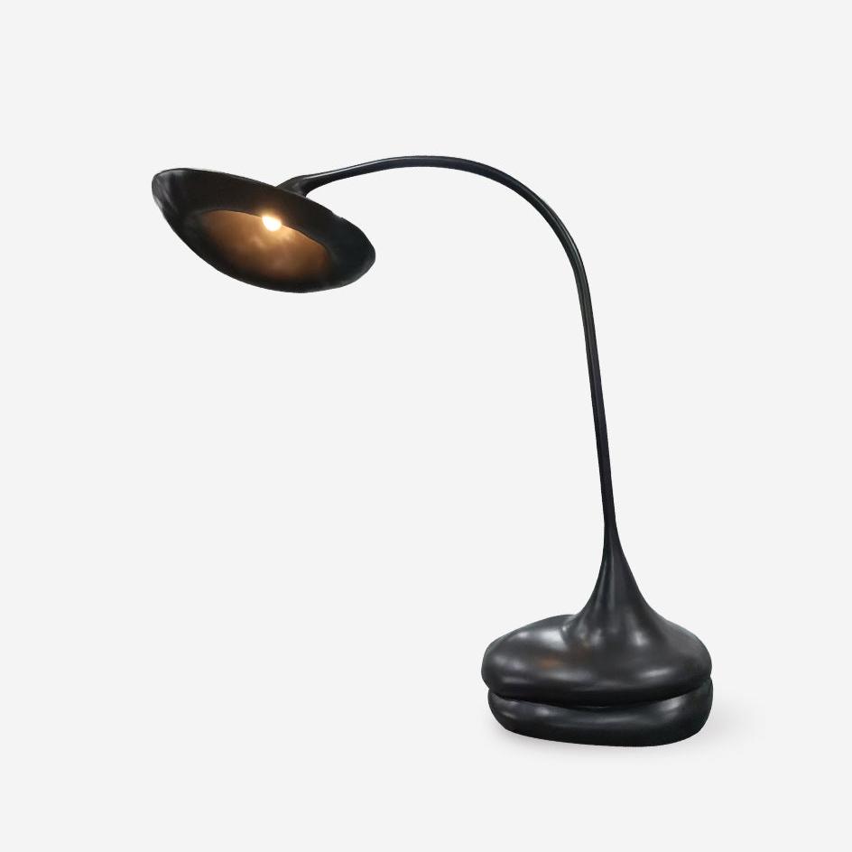 Elsilora Curved Black Desk Lamp-Neutral Decor