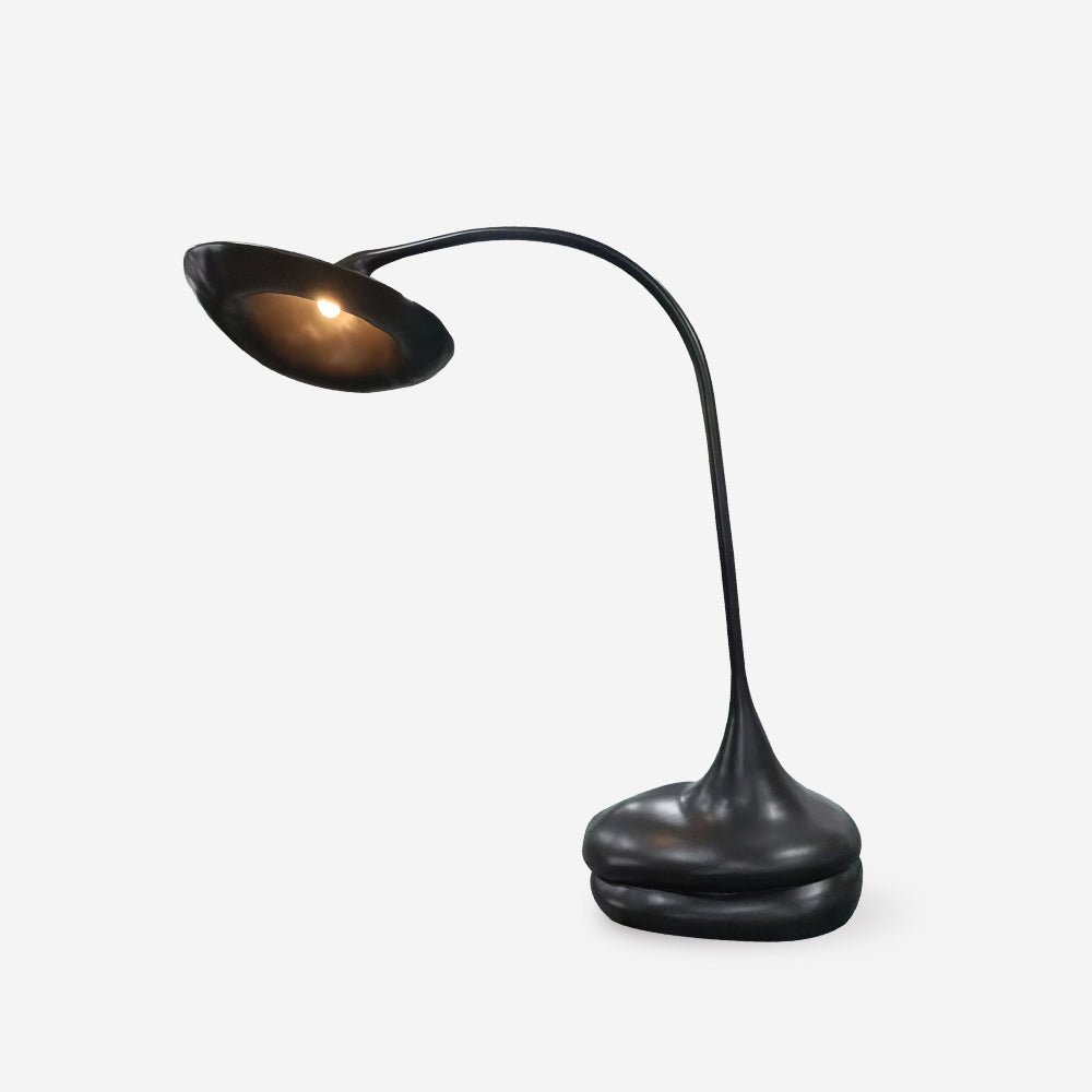 Elsilora Curved Black Desk Lamp-Neutral Decor