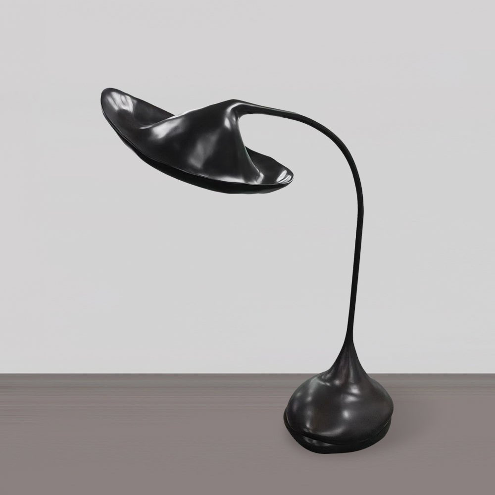 Elsilora Curved Black Desk Lamp-Neutral Decor
