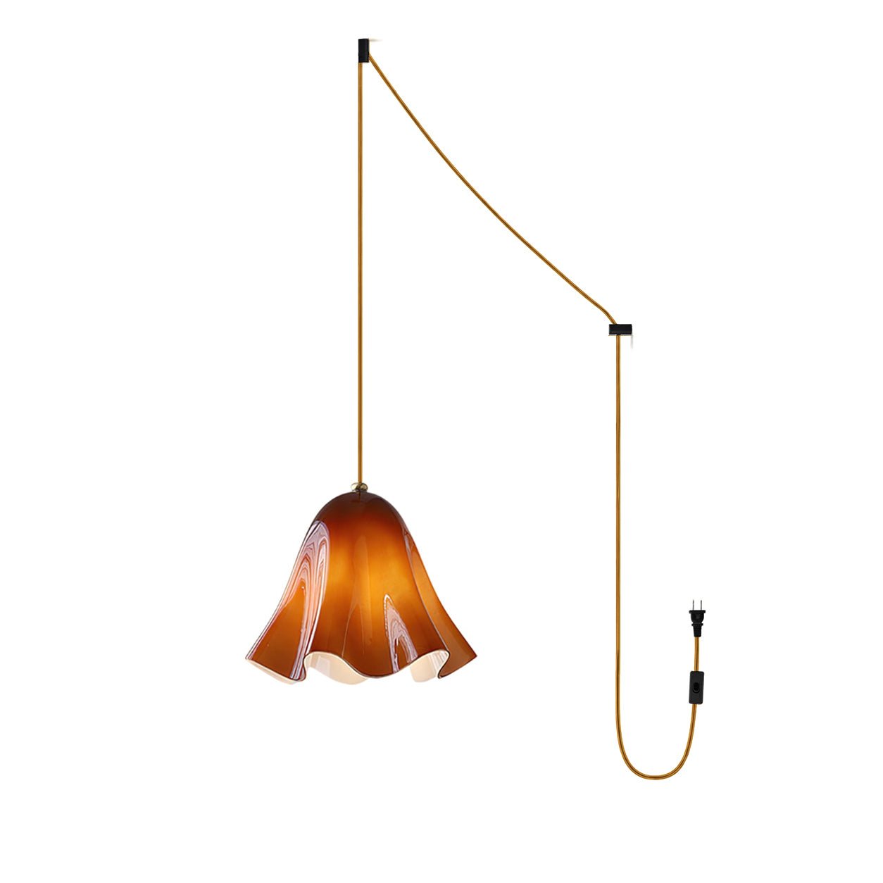 Vera Bloom Swag Pendant Lamp-Neutral Decor
