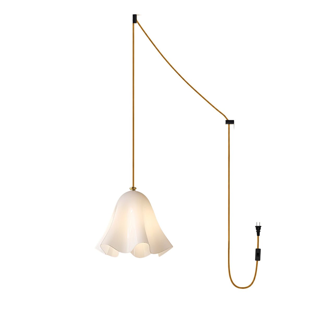 Vera Bloom Swag Pendant Lamp-Neutral Decor
