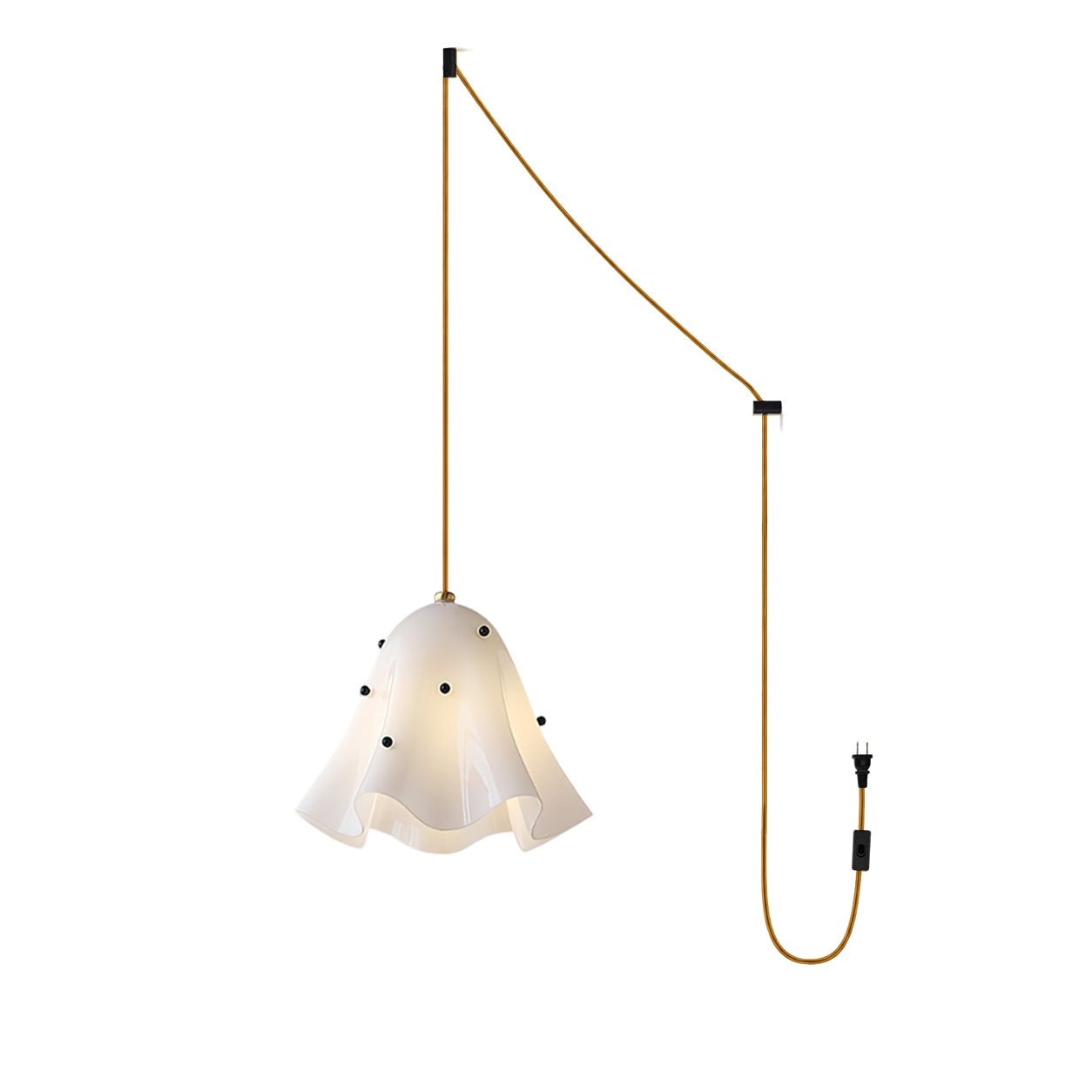 Vera Bloom Swag Pendant Lamp-Neutral Decor