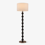 Eloisen Wood Fabric Minimalistic Floor Lamp-Neutral Decor