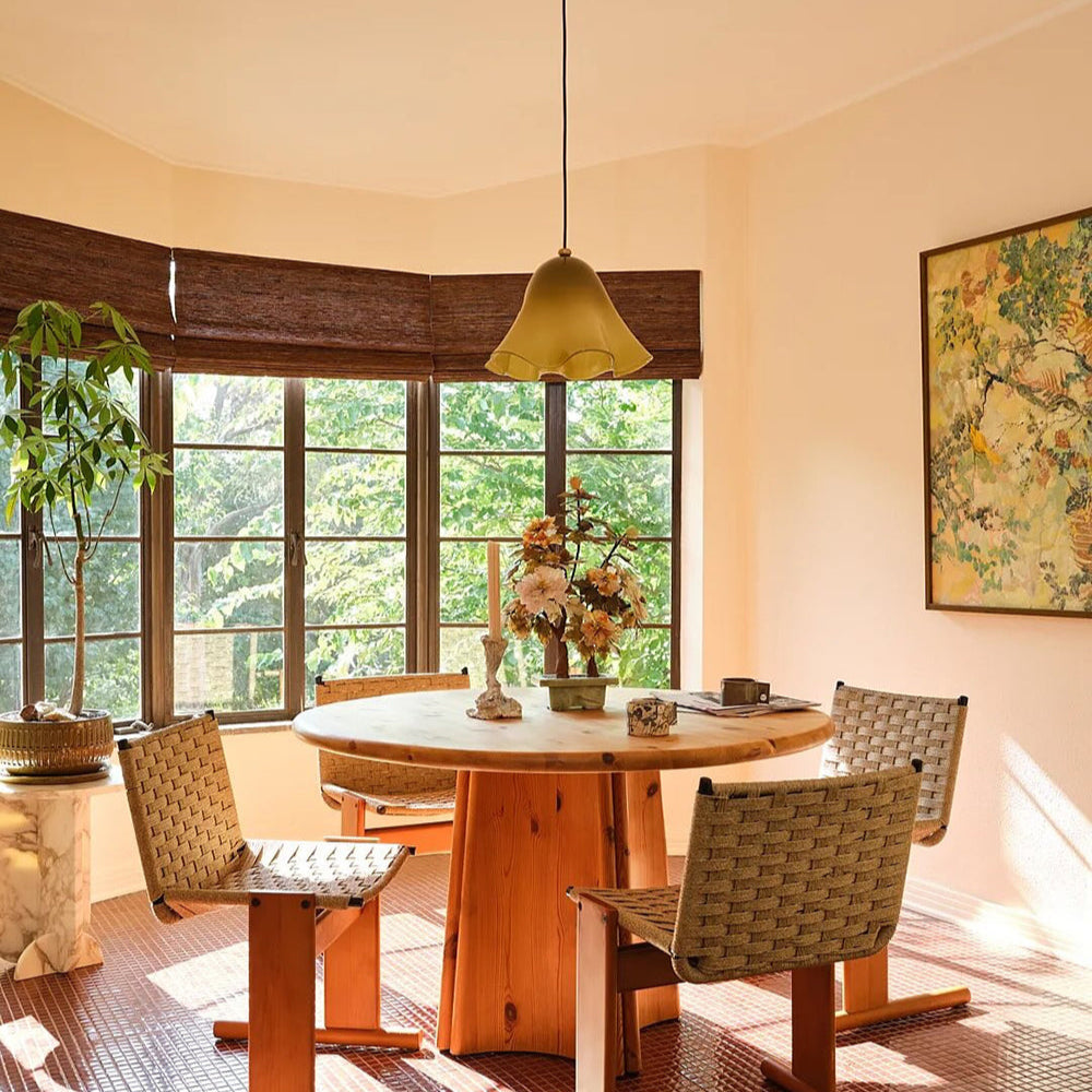 Arden Bell Glass Pendant Light-Neutral Decor
