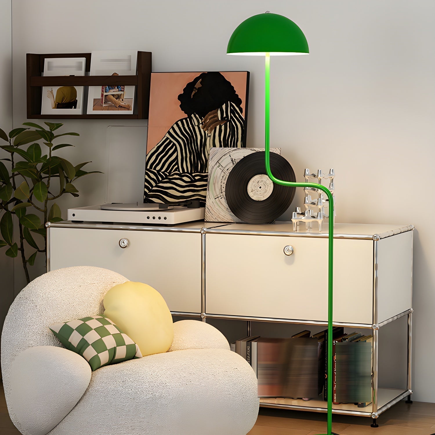 Narain Glass Minimalist Floor Lamp-Neutral Decor