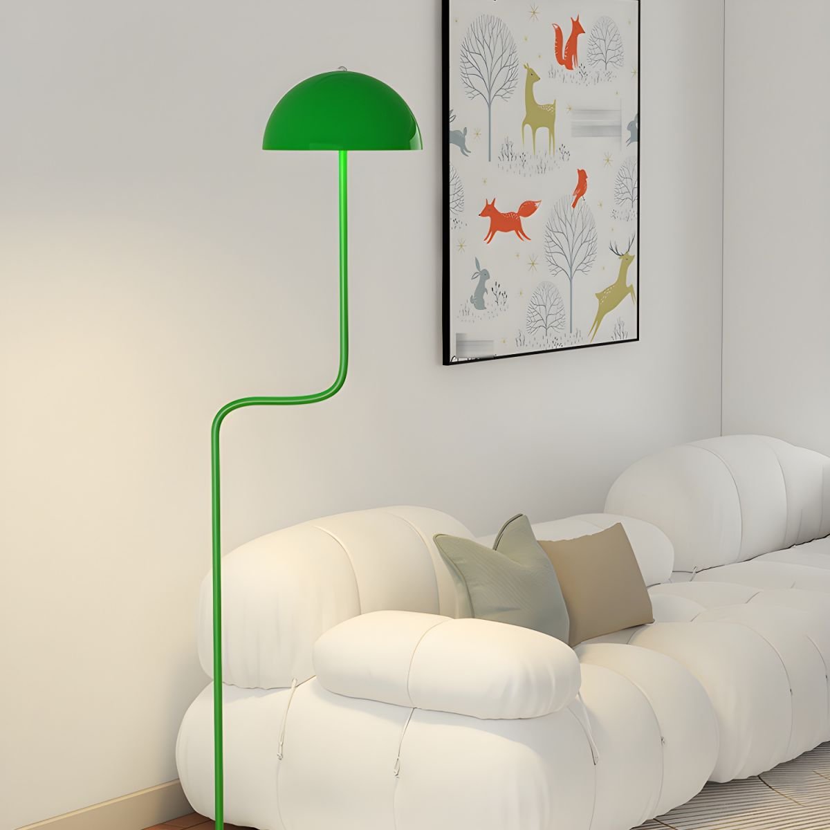 Narain Glass Minimalist Floor Lamp-Neutral Decor