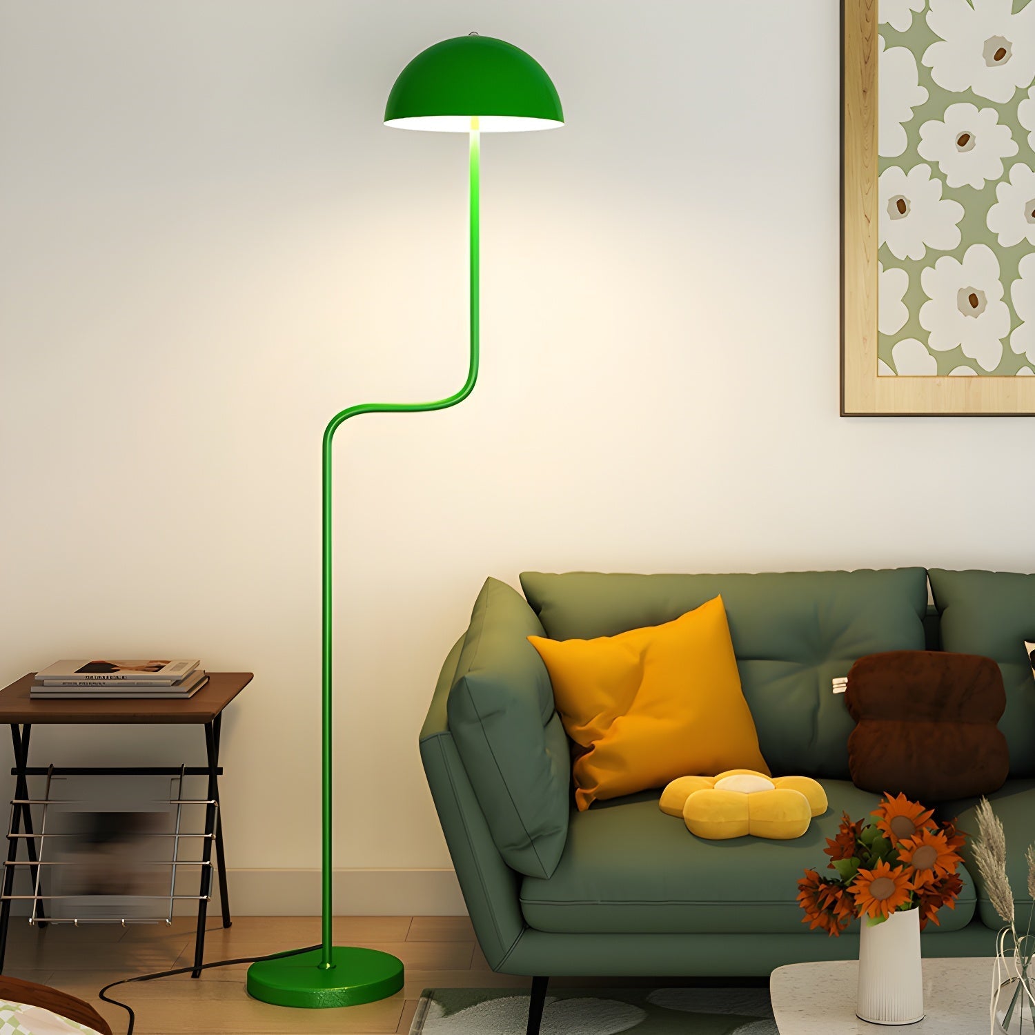 Narain Glass Minimalist Floor Lamp-Neutral Decor