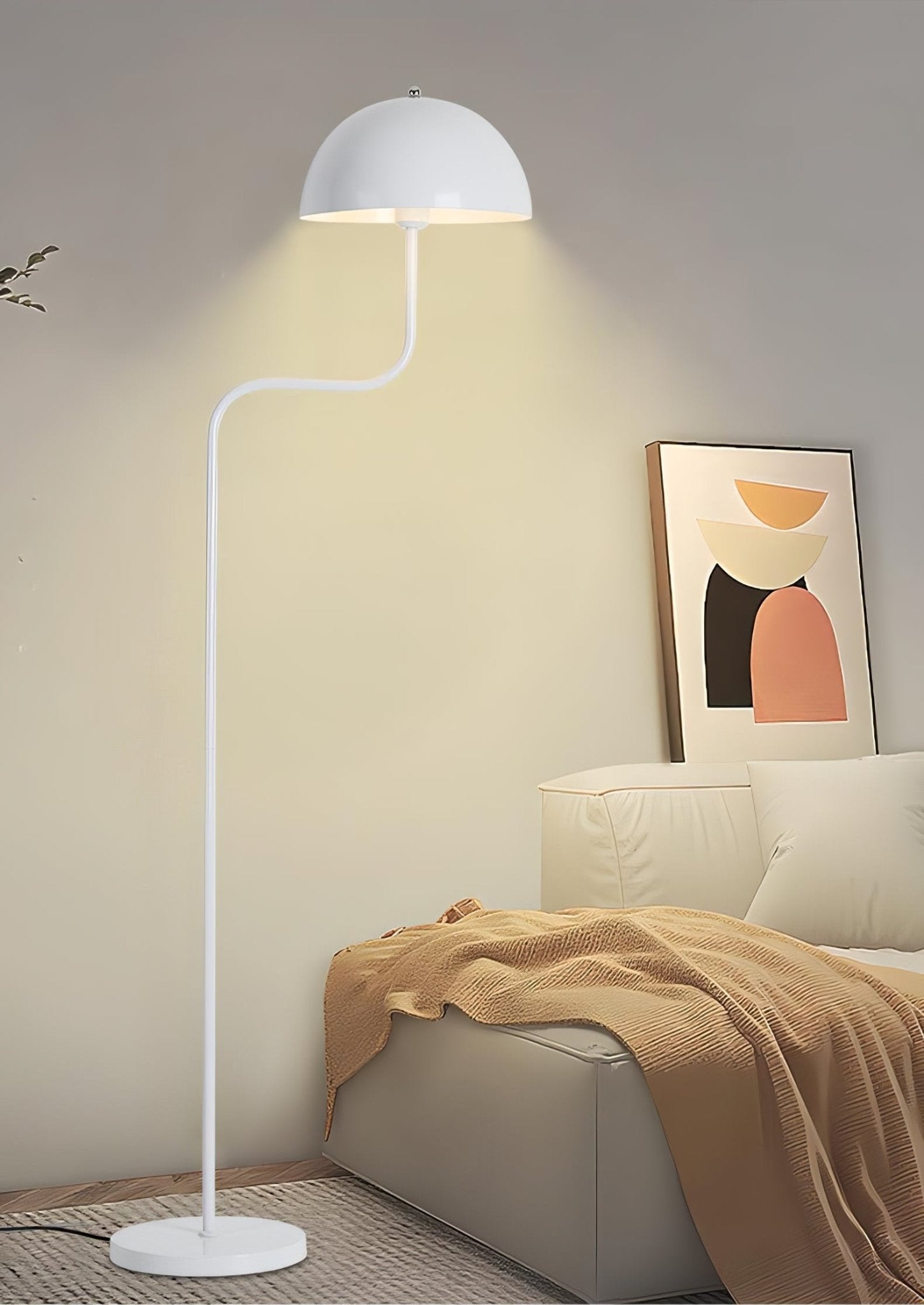 Narain Glass Minimalist Floor Lamp-Neutral Decor