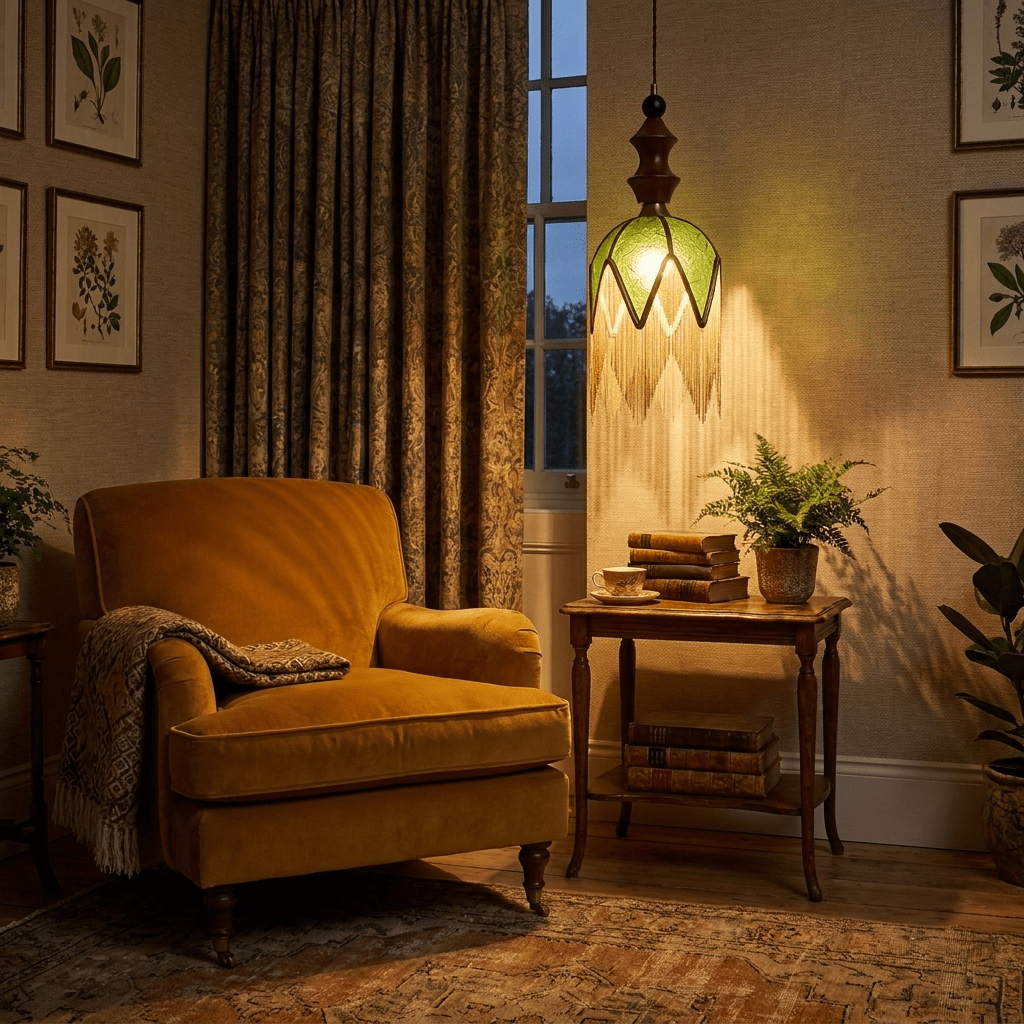 Verdant Tassel Pendant Light-Neutral Decor