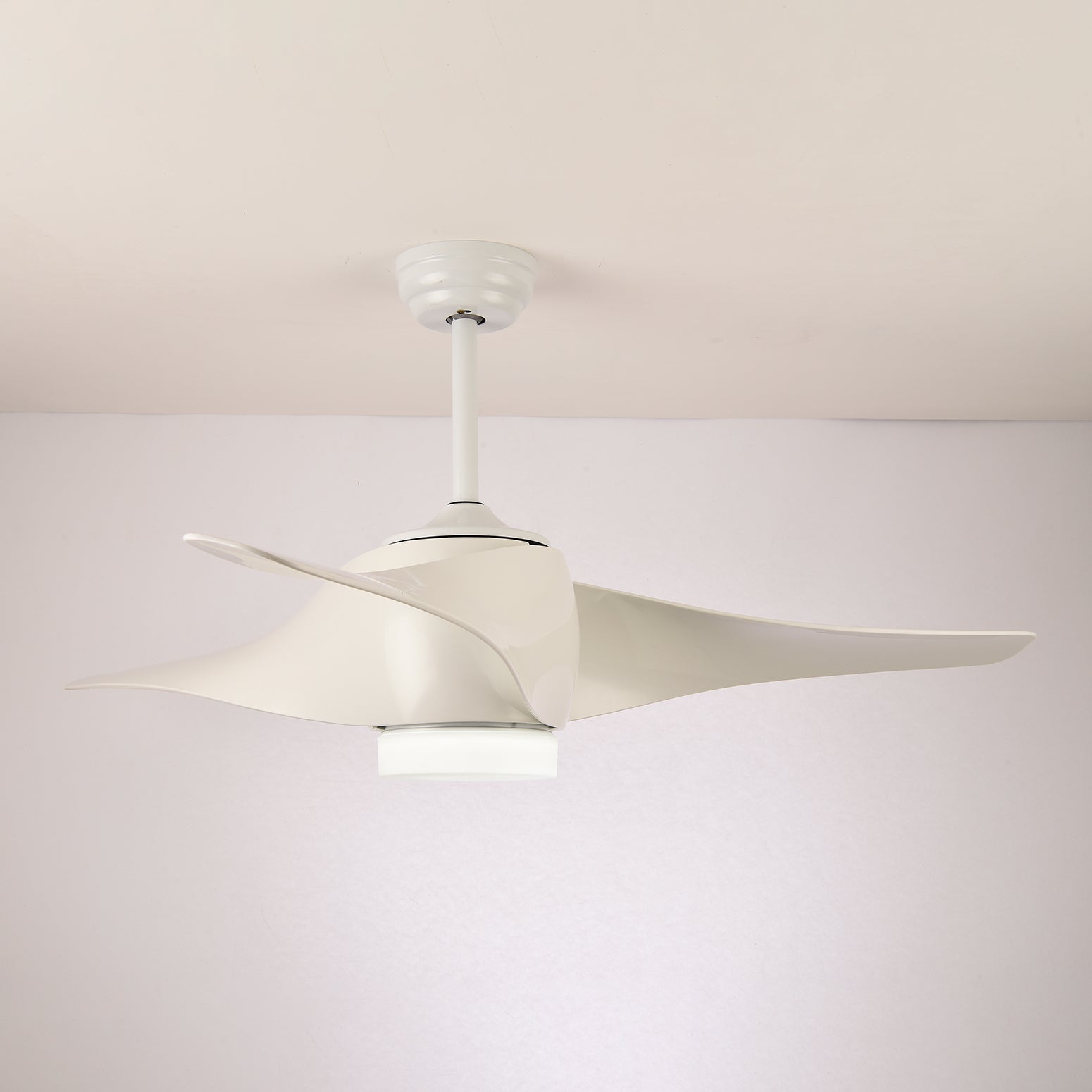 Umber Ceiling Fan Light-Neutral Decor
