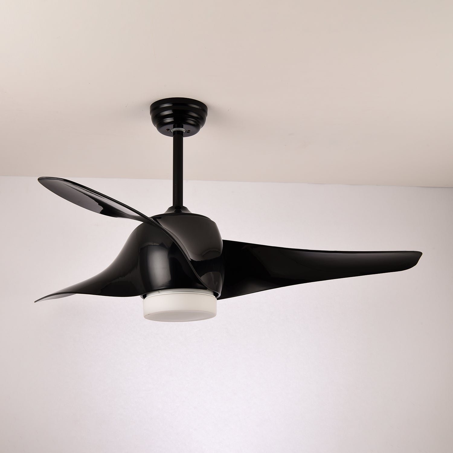 Umber Ceiling Fan Light-Neutral Decor