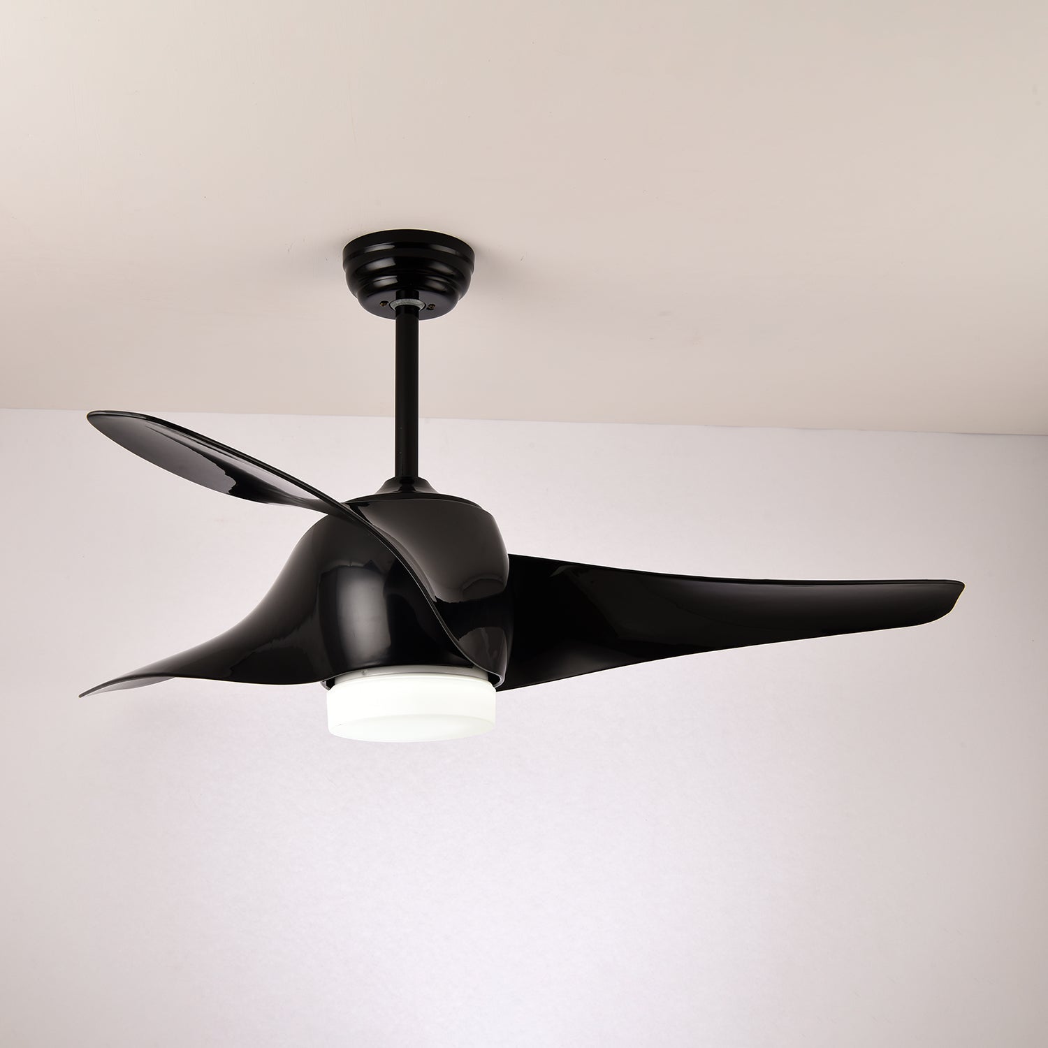 Umber Ceiling Fan Light-Neutral Decor