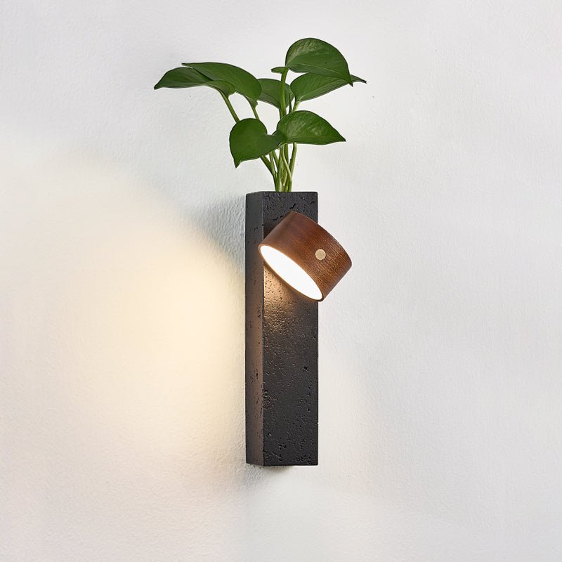 Prax Adjustable Rechargeable Wall Lamp-Neutral Decor