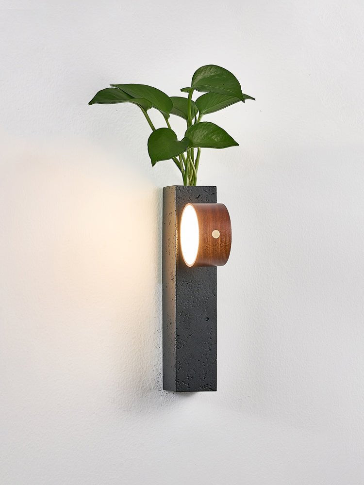 Prax Adjustable Rechargeable Wall Lamp-Neutral Decor
