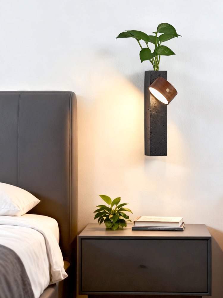 Prax Adjustable Rechargeable Wall Lamp-Neutral Decor