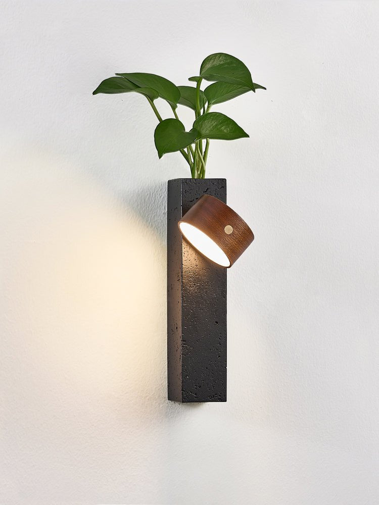 Prax Adjustable Rechargeable Wall Lamp-Neutral Decor