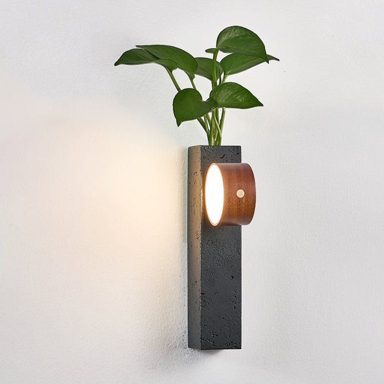 Prax Adjustable Rechargeable Wall Lamp-Neutral Decor