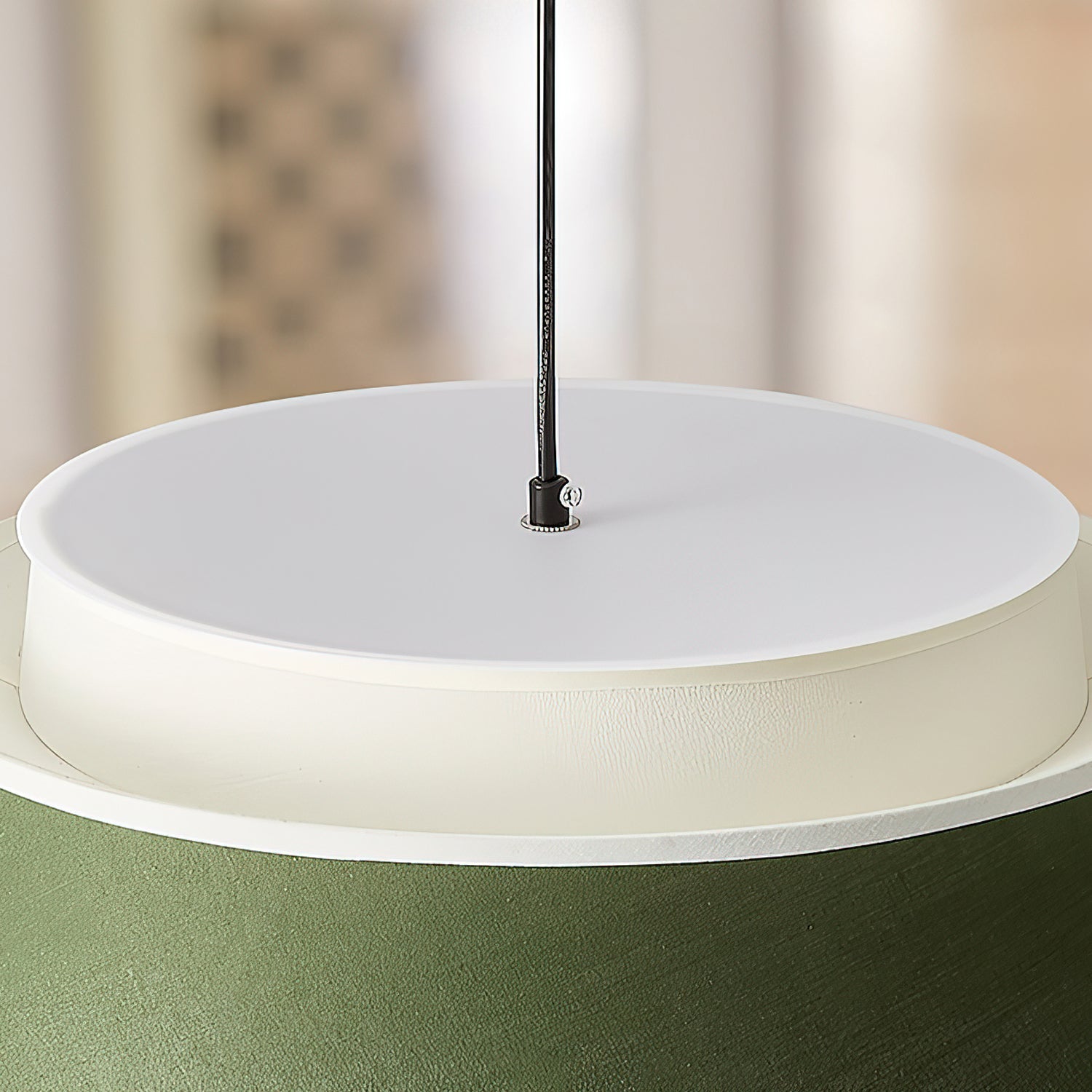 Verdura Drum Pendant Light-Neutral Decor