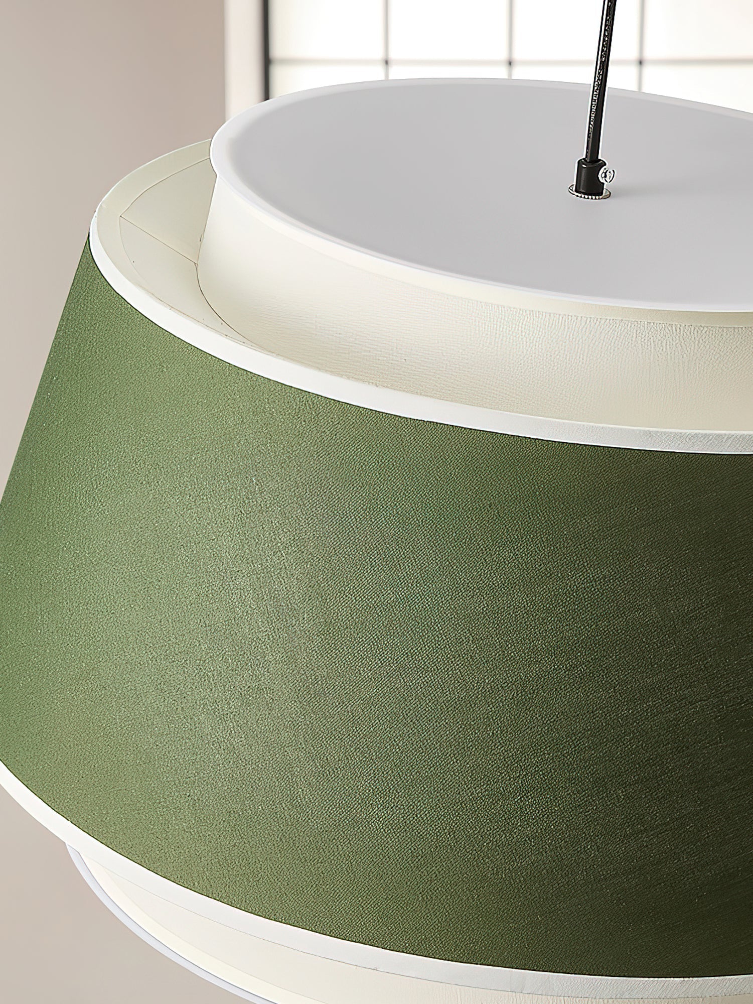 Verdura Drum Pendant Light-Neutral Decor