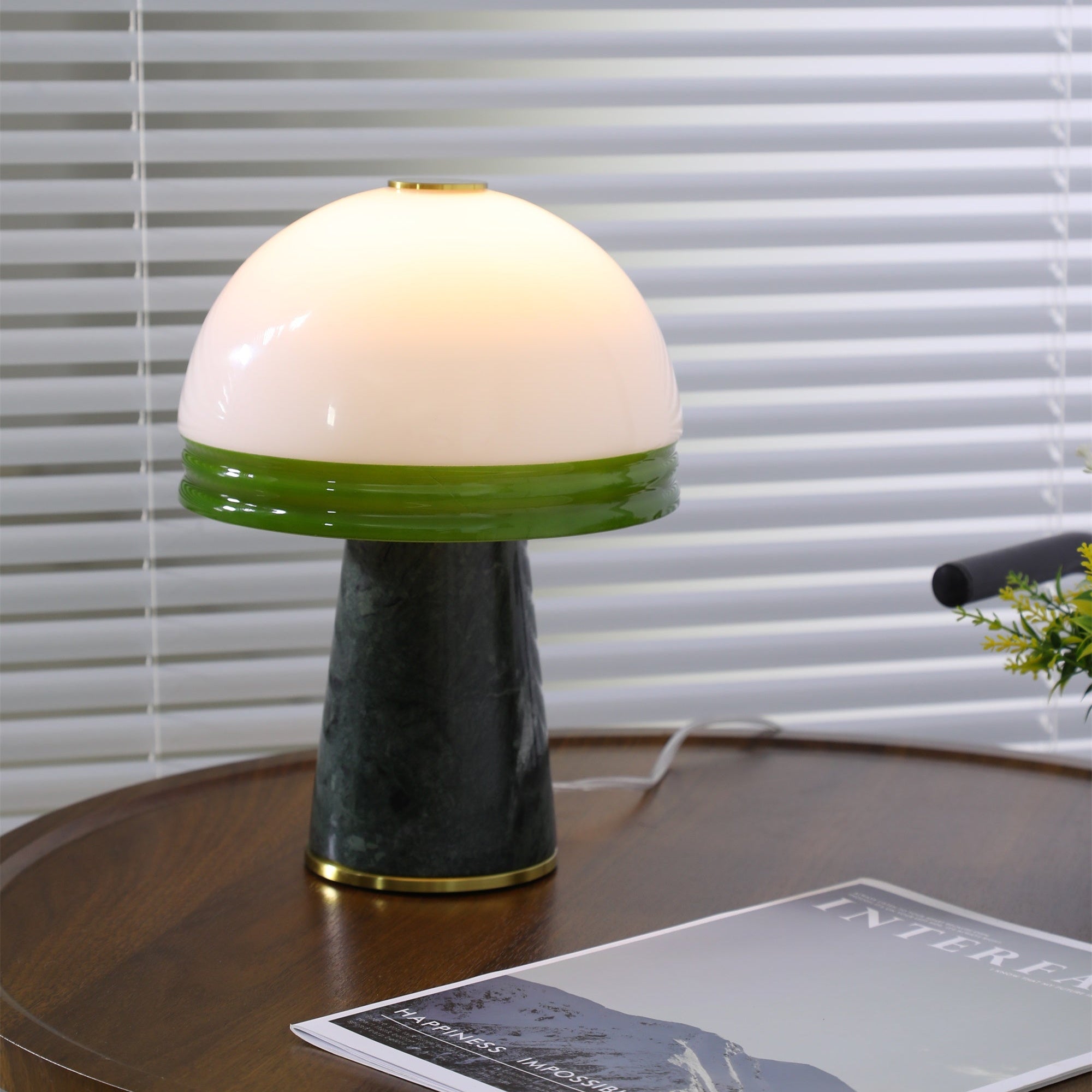 Avis Dome Small Table Lamp-Neutral Decor