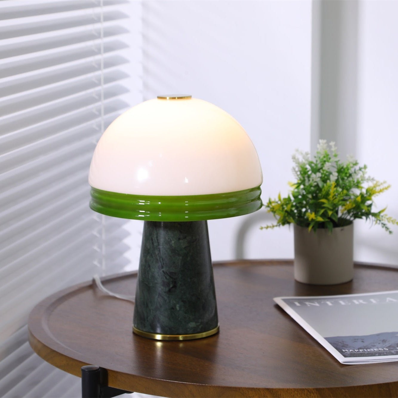 Avis Dome Small Table Lamp-Neutral Decor