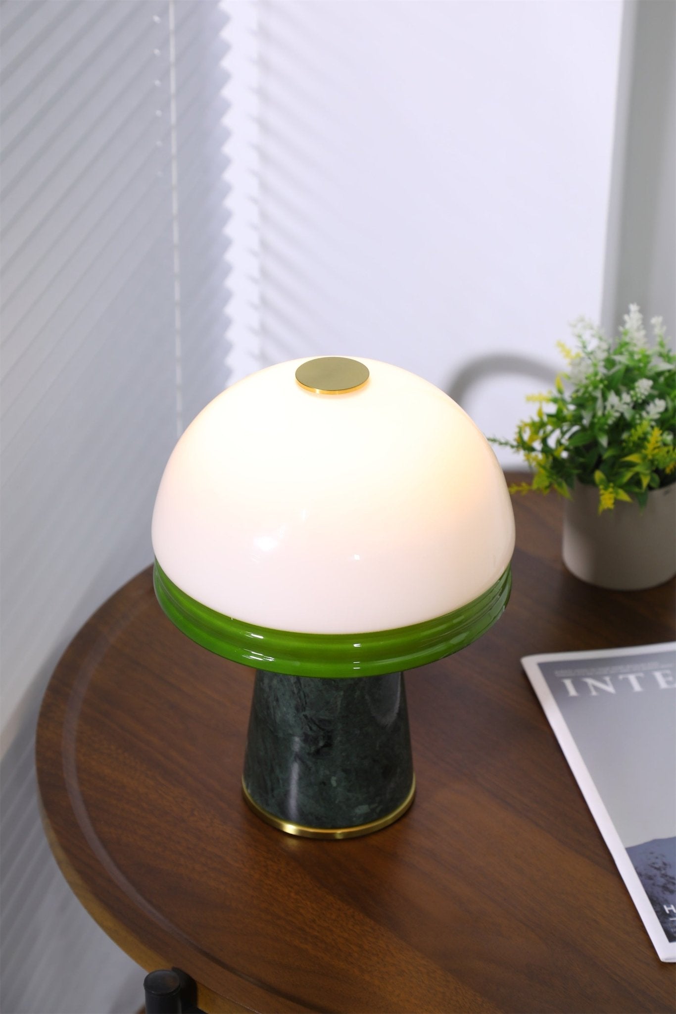 Avis Dome Small Table Lamp-Neutral Decor