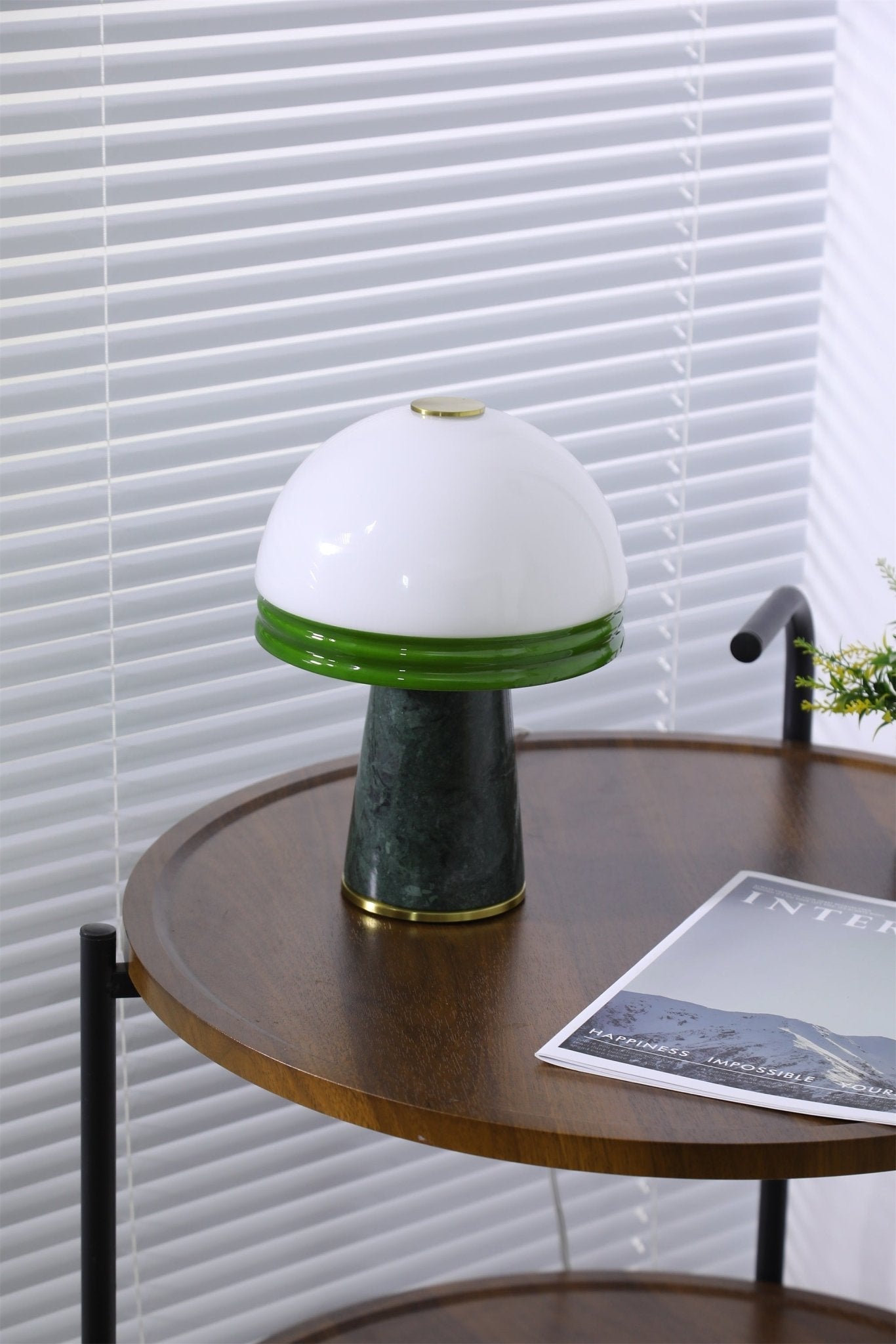 Avis Dome Small Table Lamp-Neutral Decor