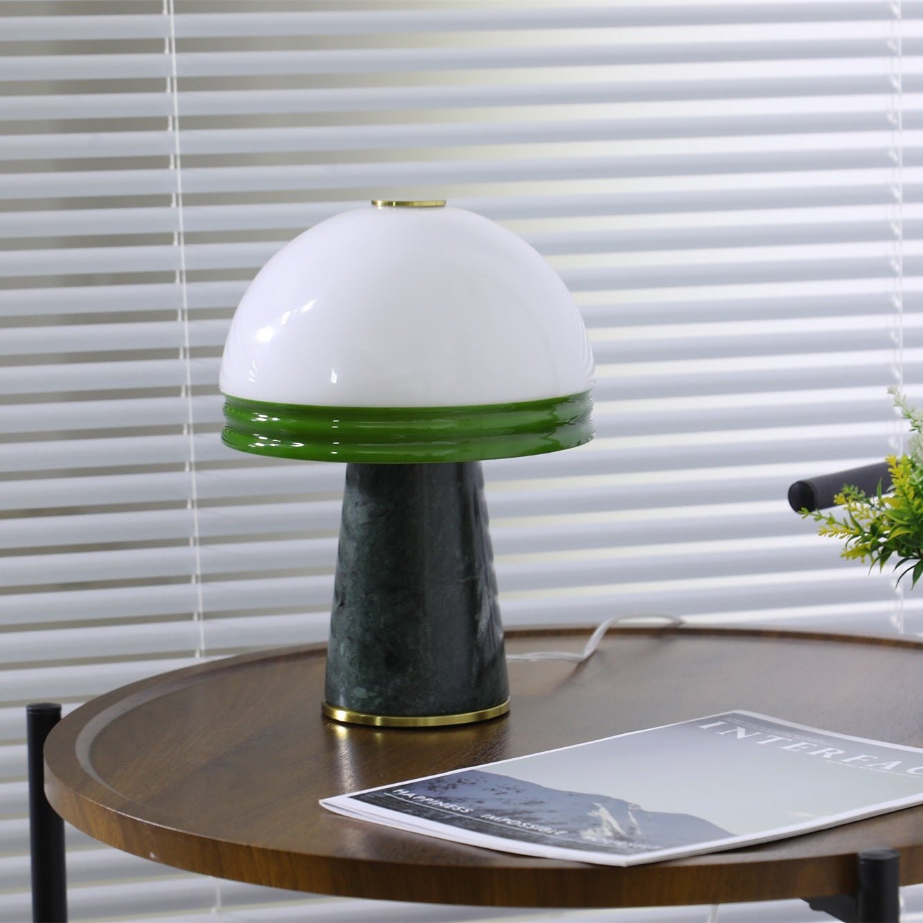 Avis Dome Small Table Lamp-Neutral Decor