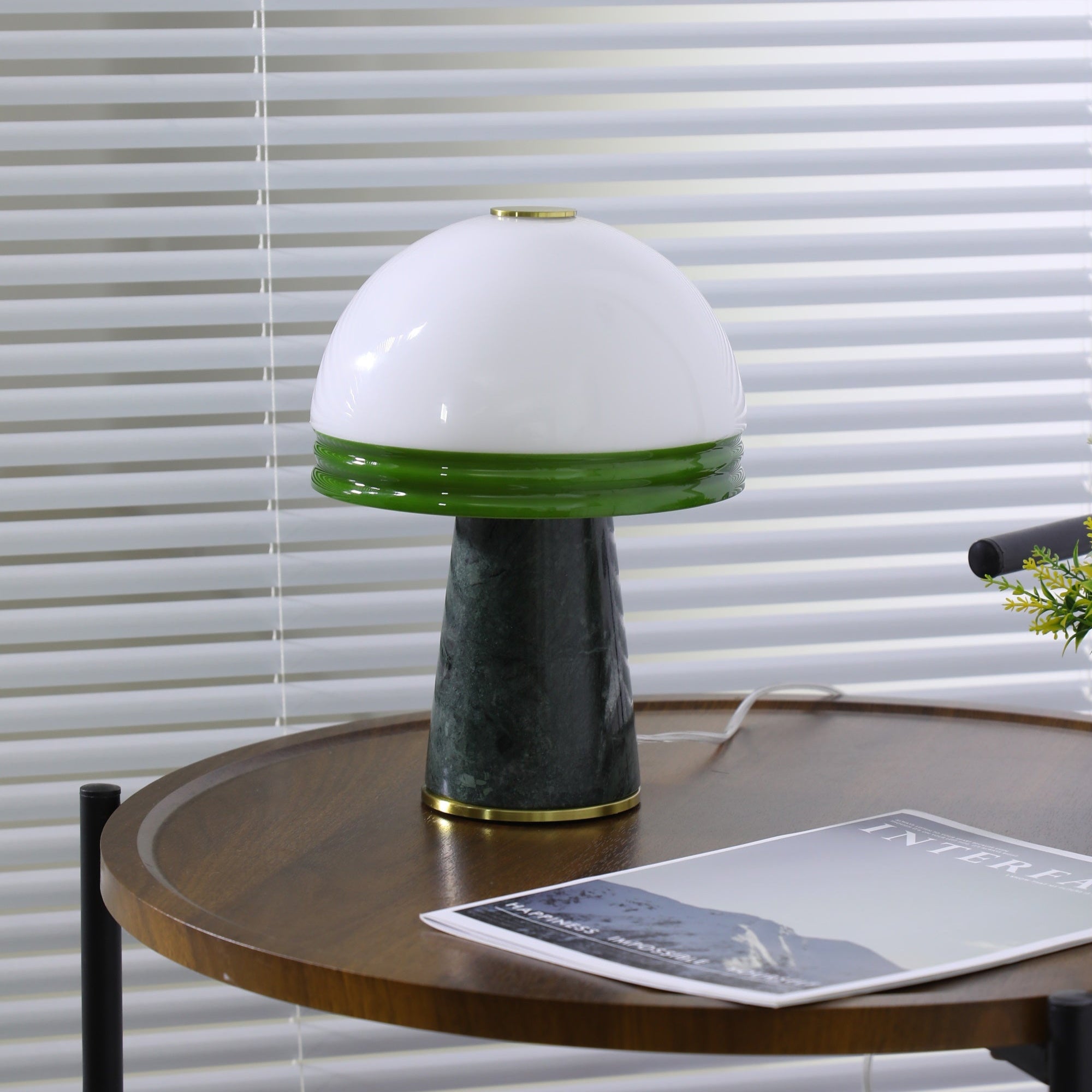Avis Dome Small Table Lamp-Neutral Decor
