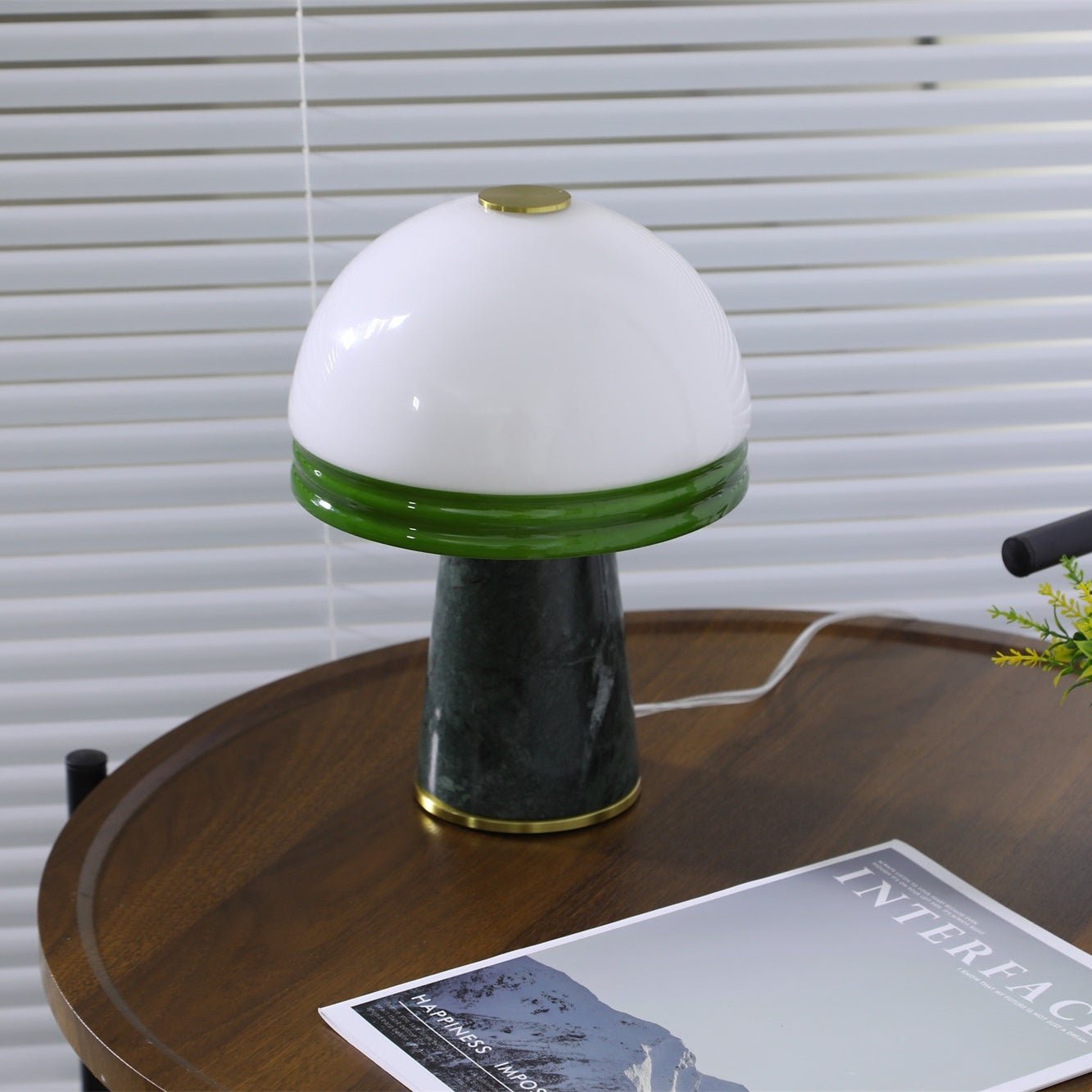 Avis Dome Small Table Lamp-Neutral Decor