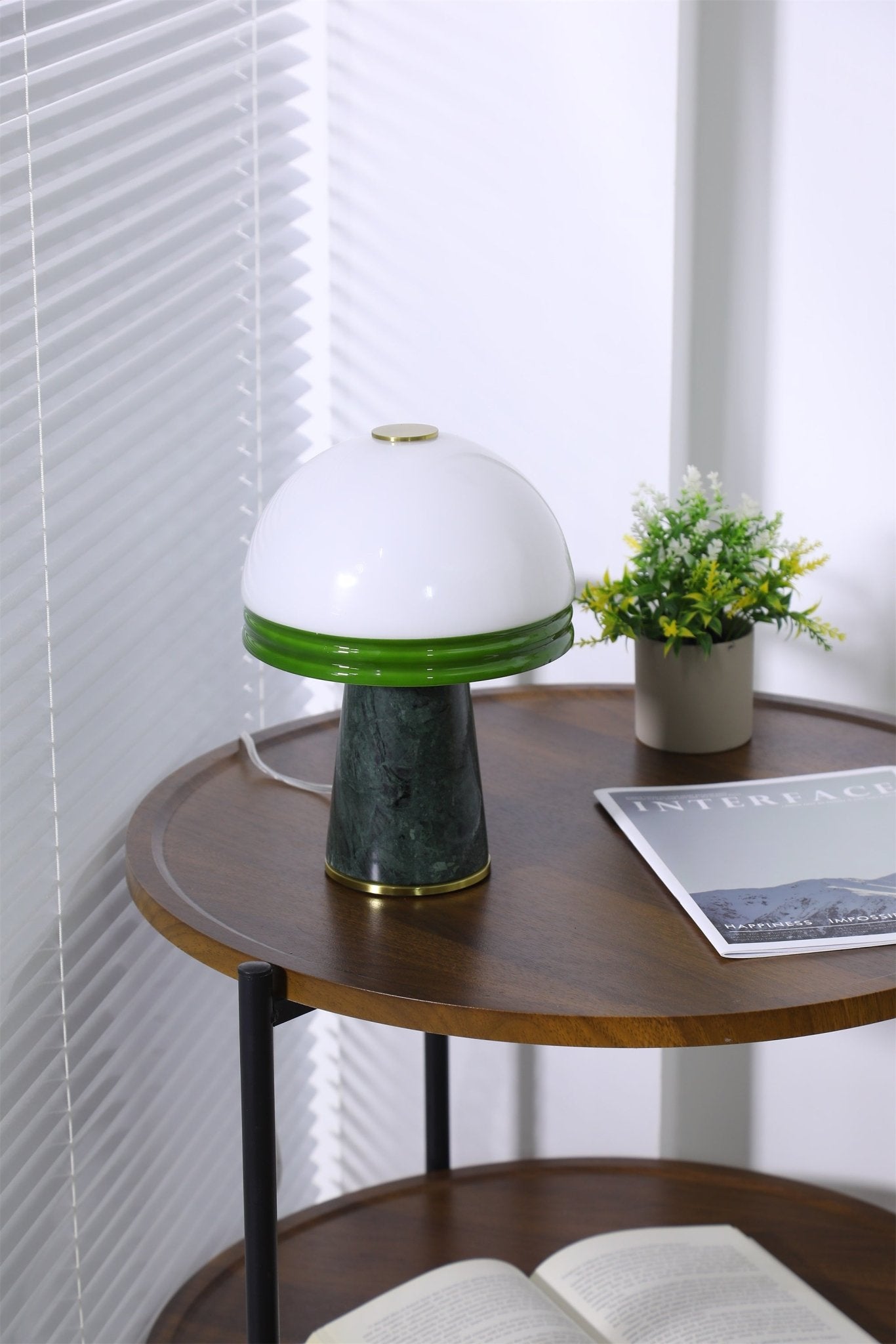 Avis Dome Small Table Lamp-Neutral Decor