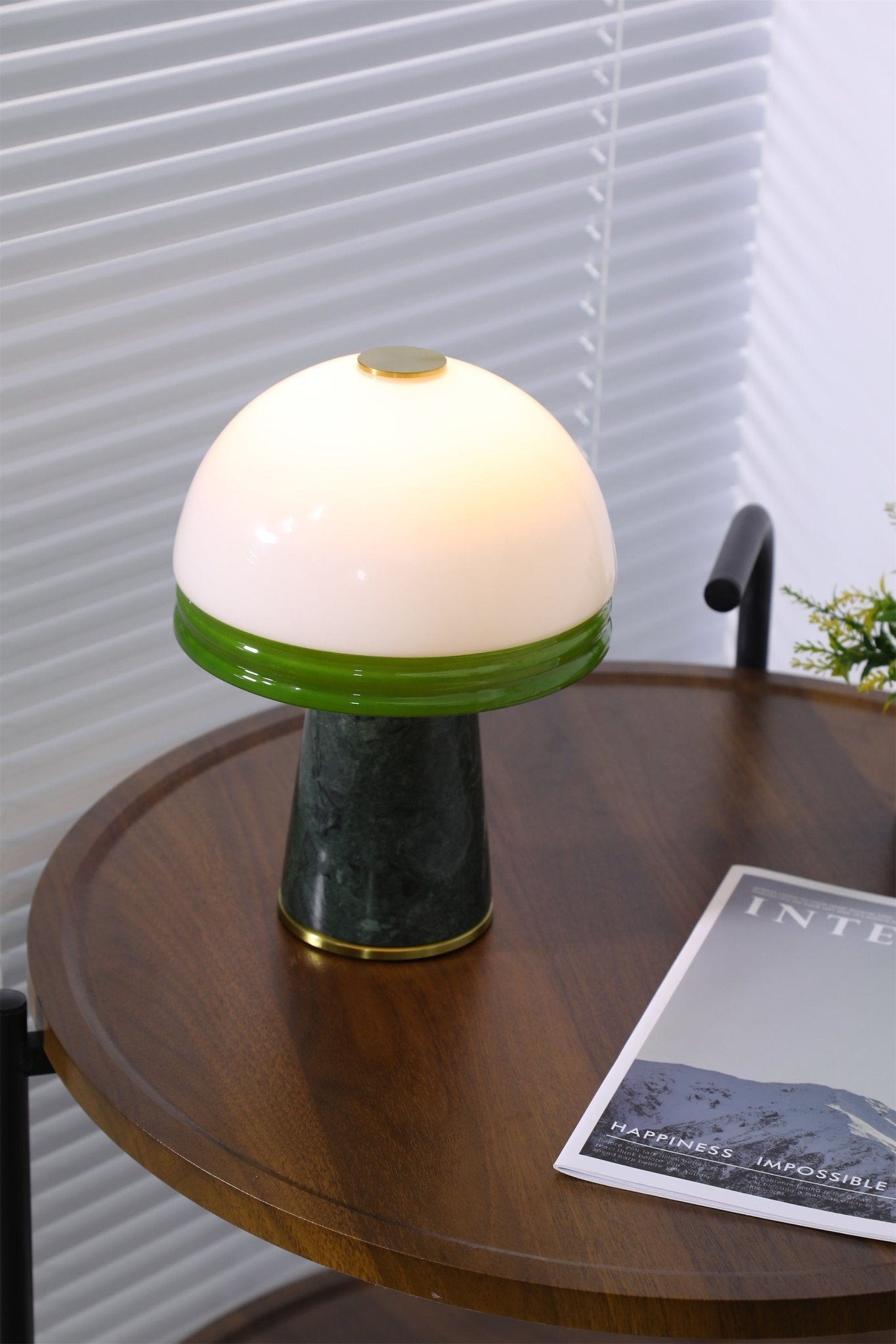 Avis Dome Small Table Lamp-Neutral Decor