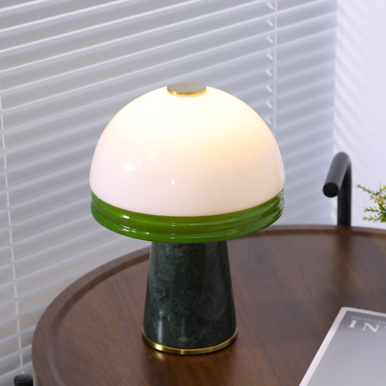 Avis Dome Small Table Lamp-Neutral Decor
