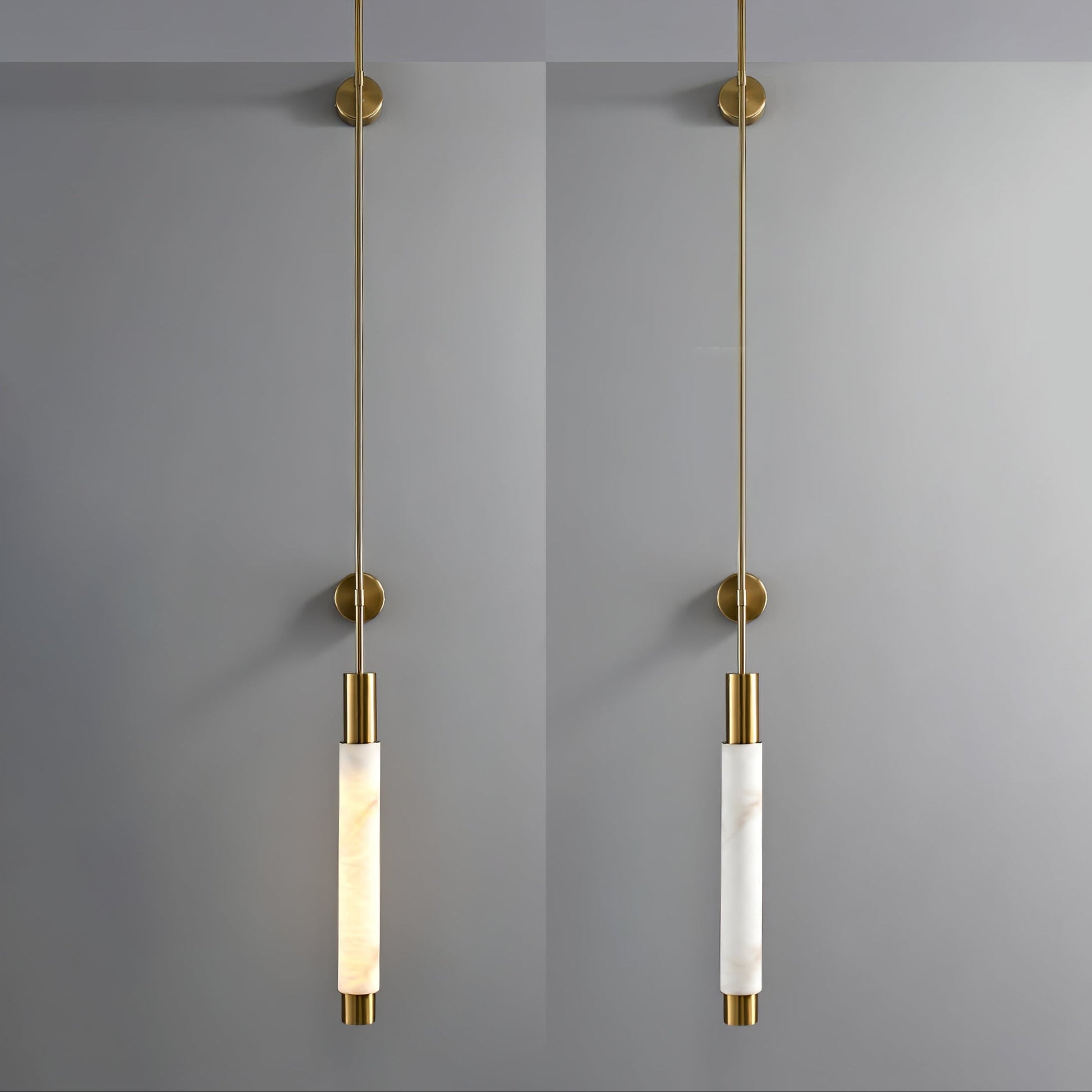 Rico Minimalist Alabaster Wall Light-Neutral Decor