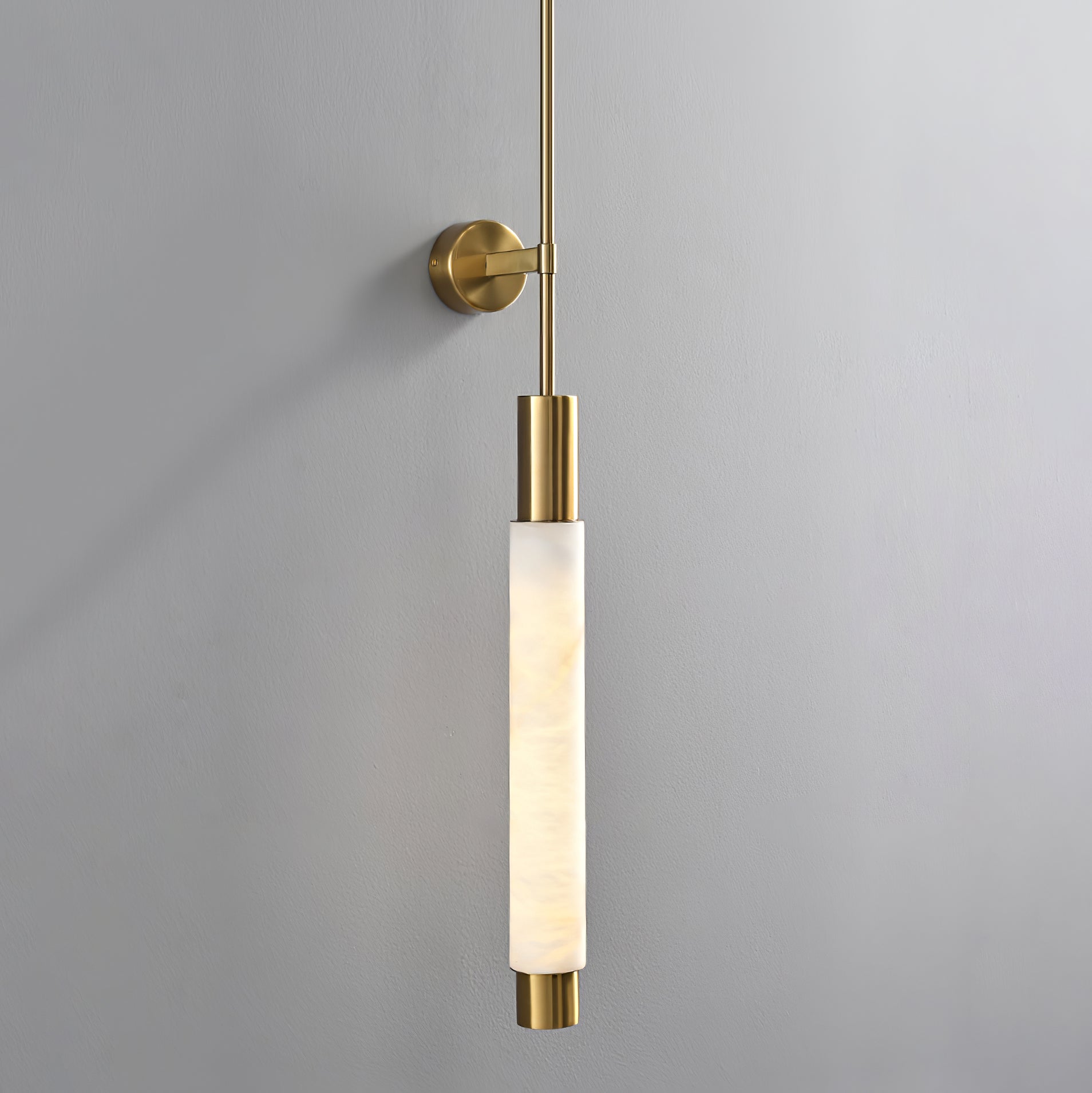 Rico Minimalist Alabaster Wall Light-Neutral Decor