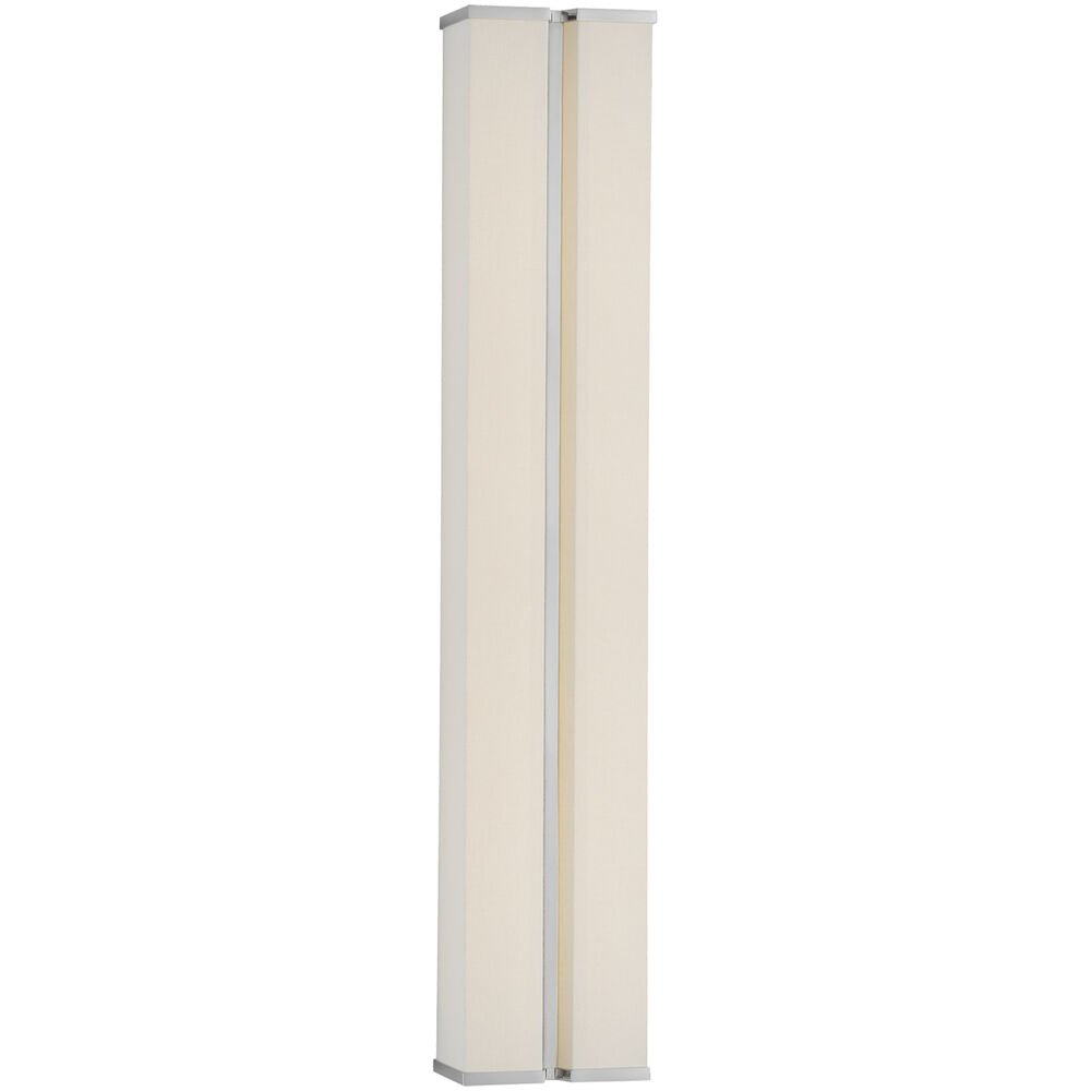 Columnar Fabric Sconce-Neutral Decor