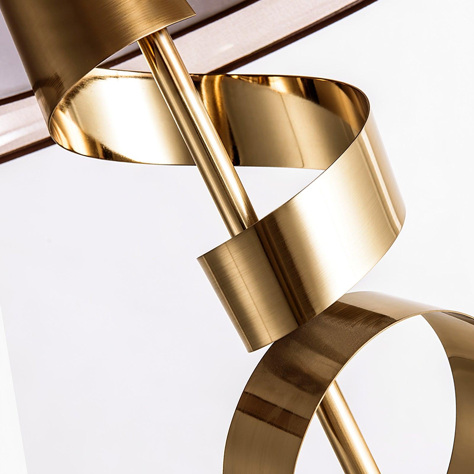 Seraph Luxe Fabric Table Lamp-Neutral Decor